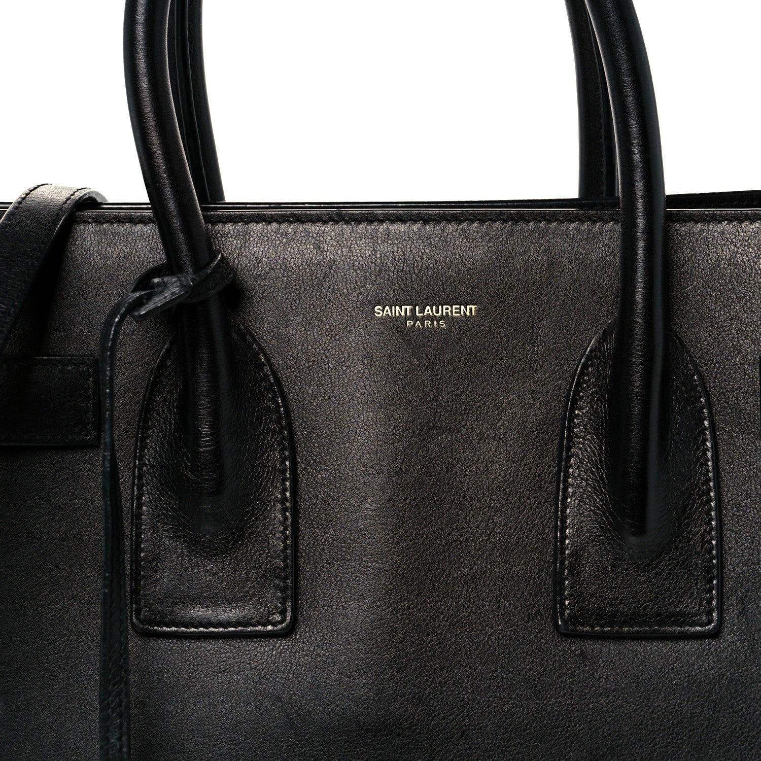 Calfskin Small Sac De Jour Black