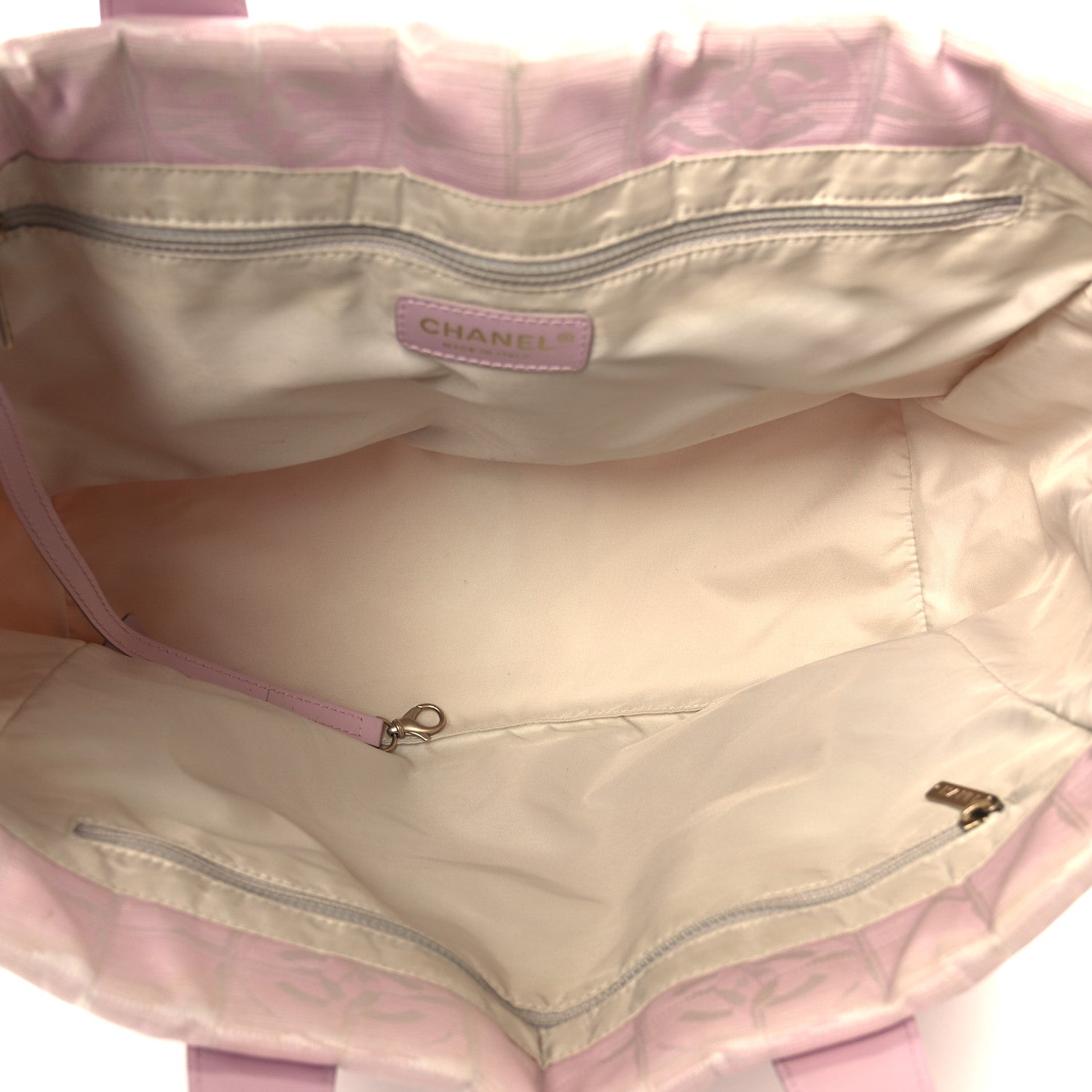 Nylon Medium Travel Tote Pink