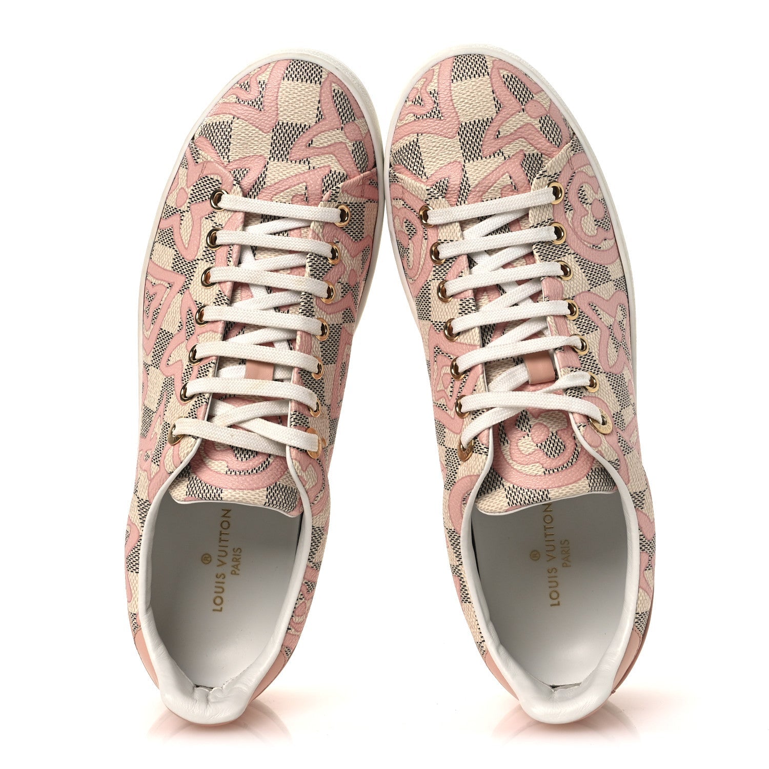 Damier Azur Tahitienne Bora Bora Sneakers 40 Rose Ballerine