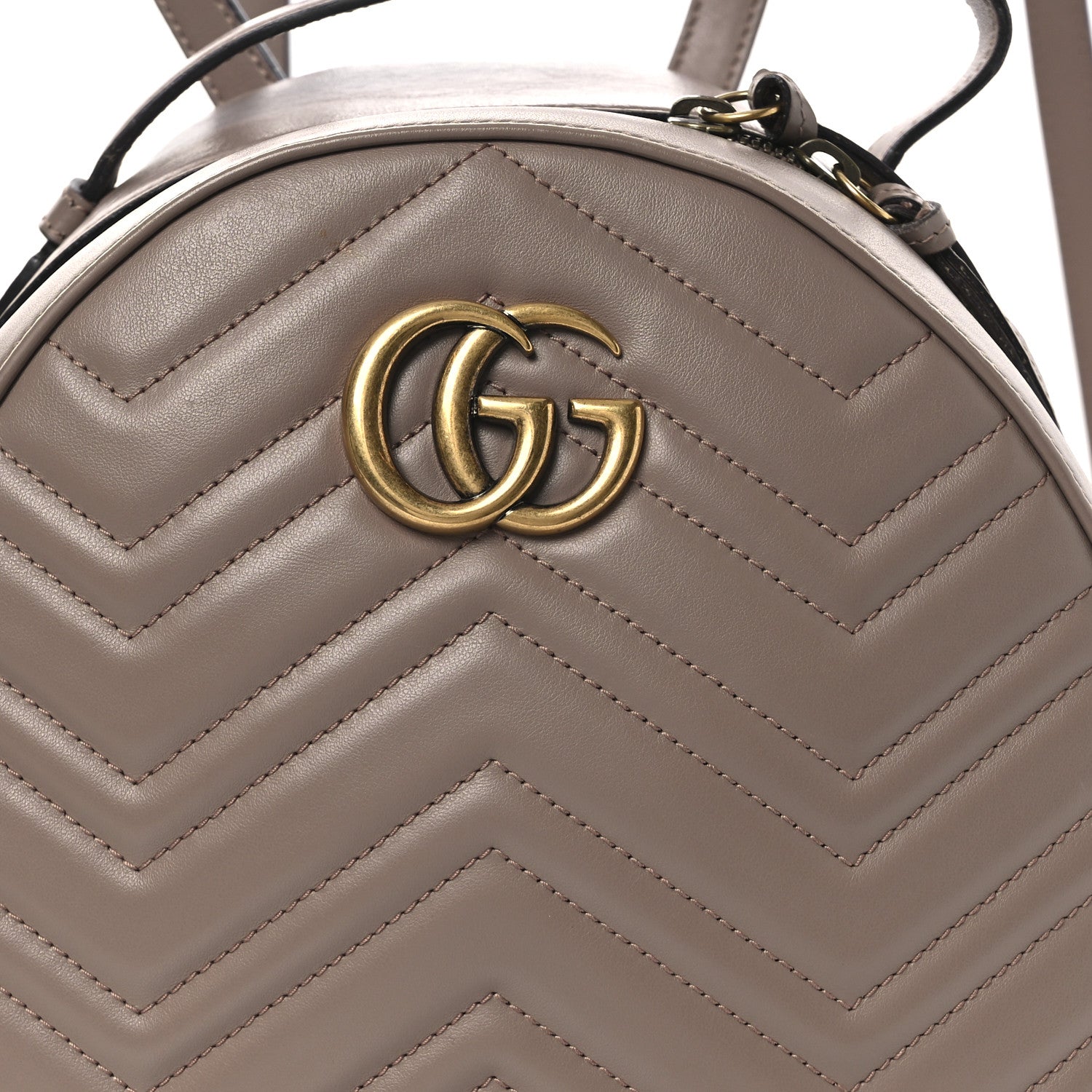 Calfskin Matelasse GG Marmont Backpack Porcelain Rose