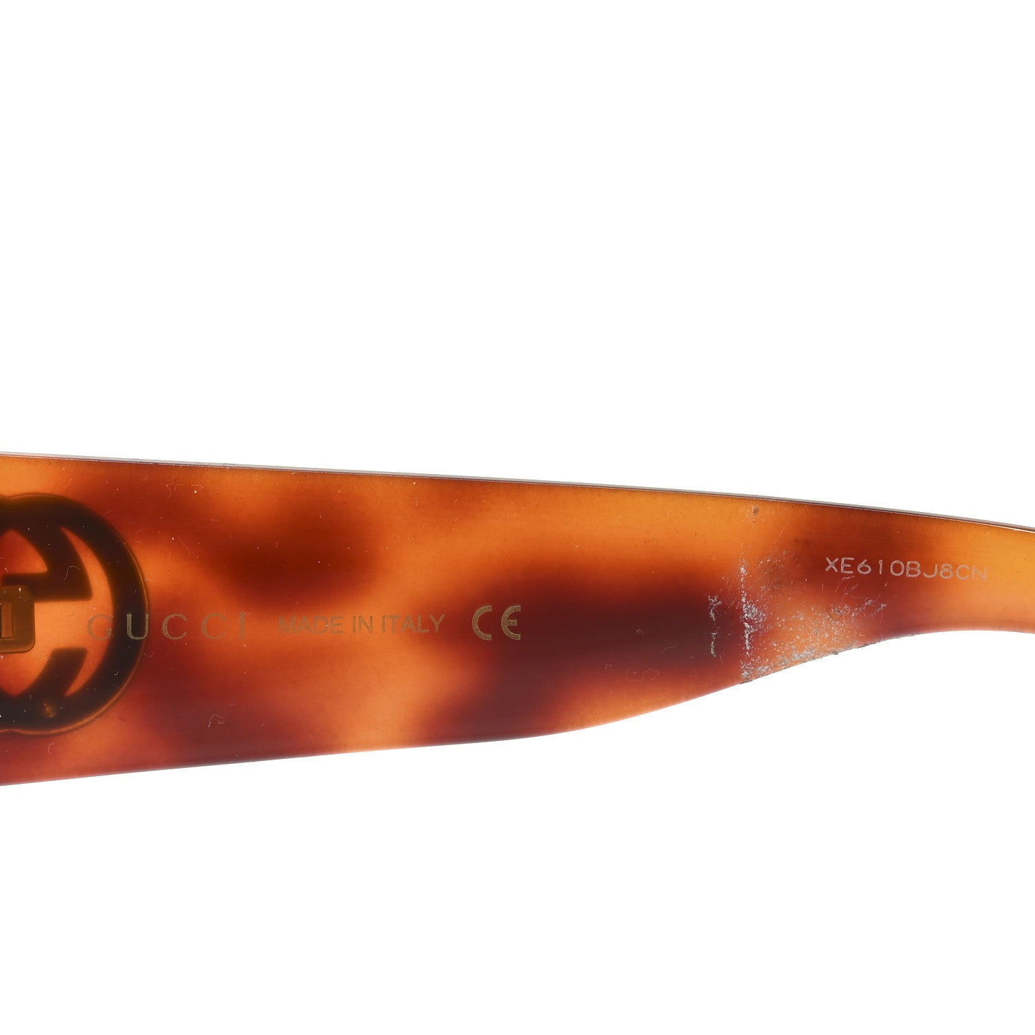 Acetate Square Frame Sunglasses GG0142SA Tortoise