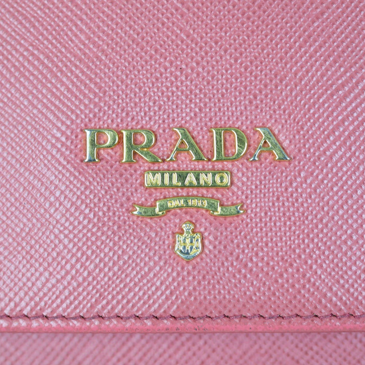 Prada Saffiano Metal Wallet on Strap