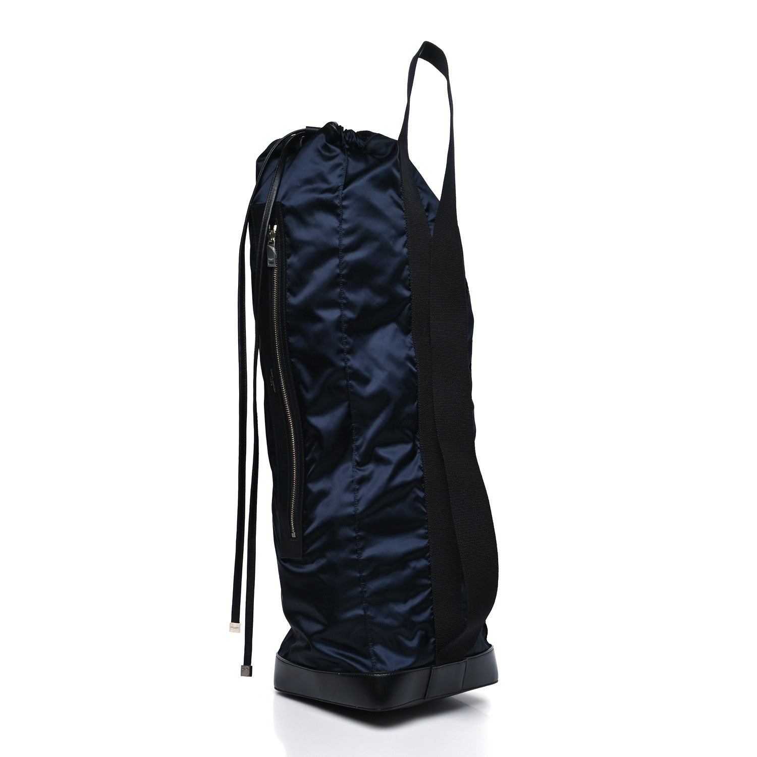 Nylon City Long Sling Bag Dark Blueberry Black