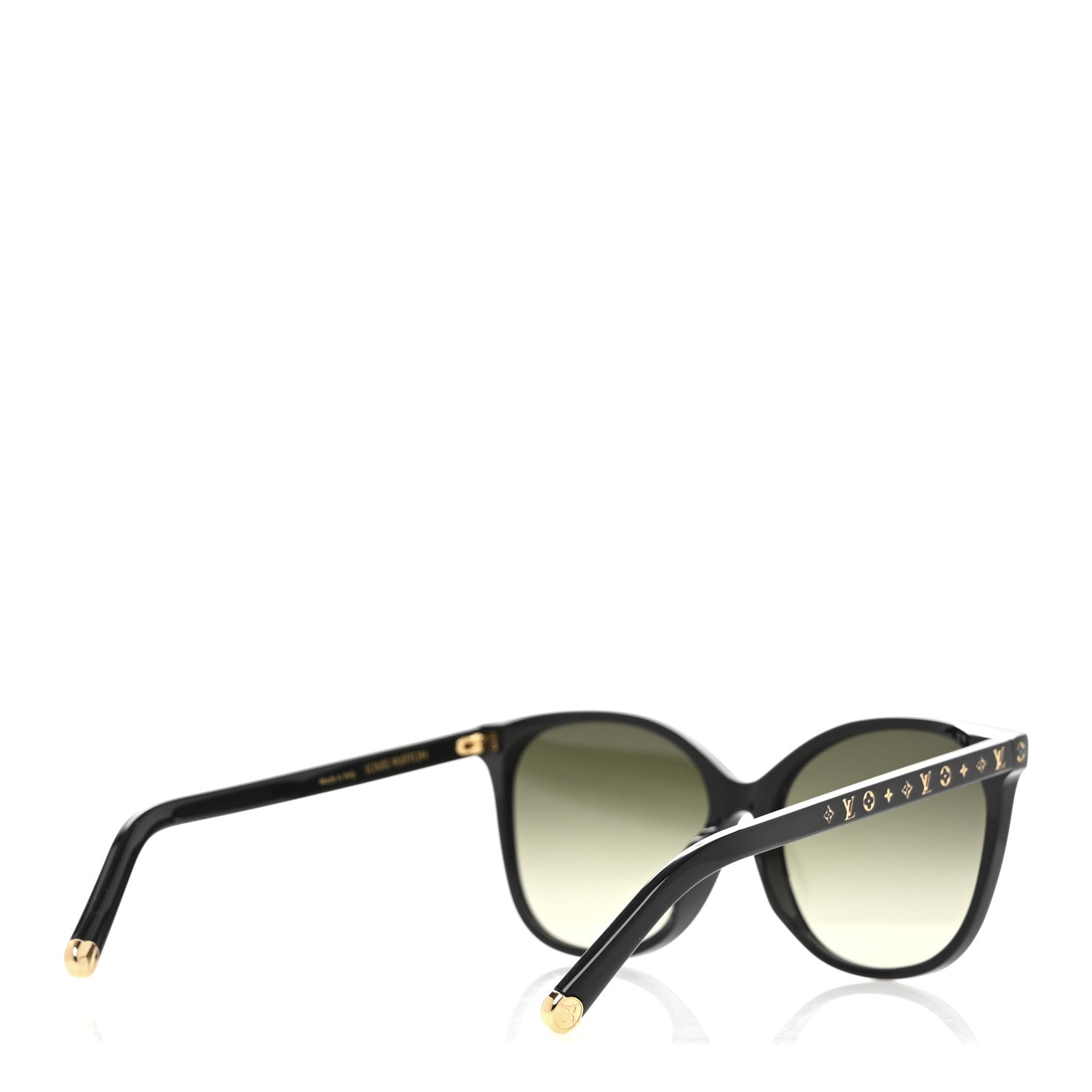 Acetate My Monogram Light Cat Eye Sunglasses Z1657E Black