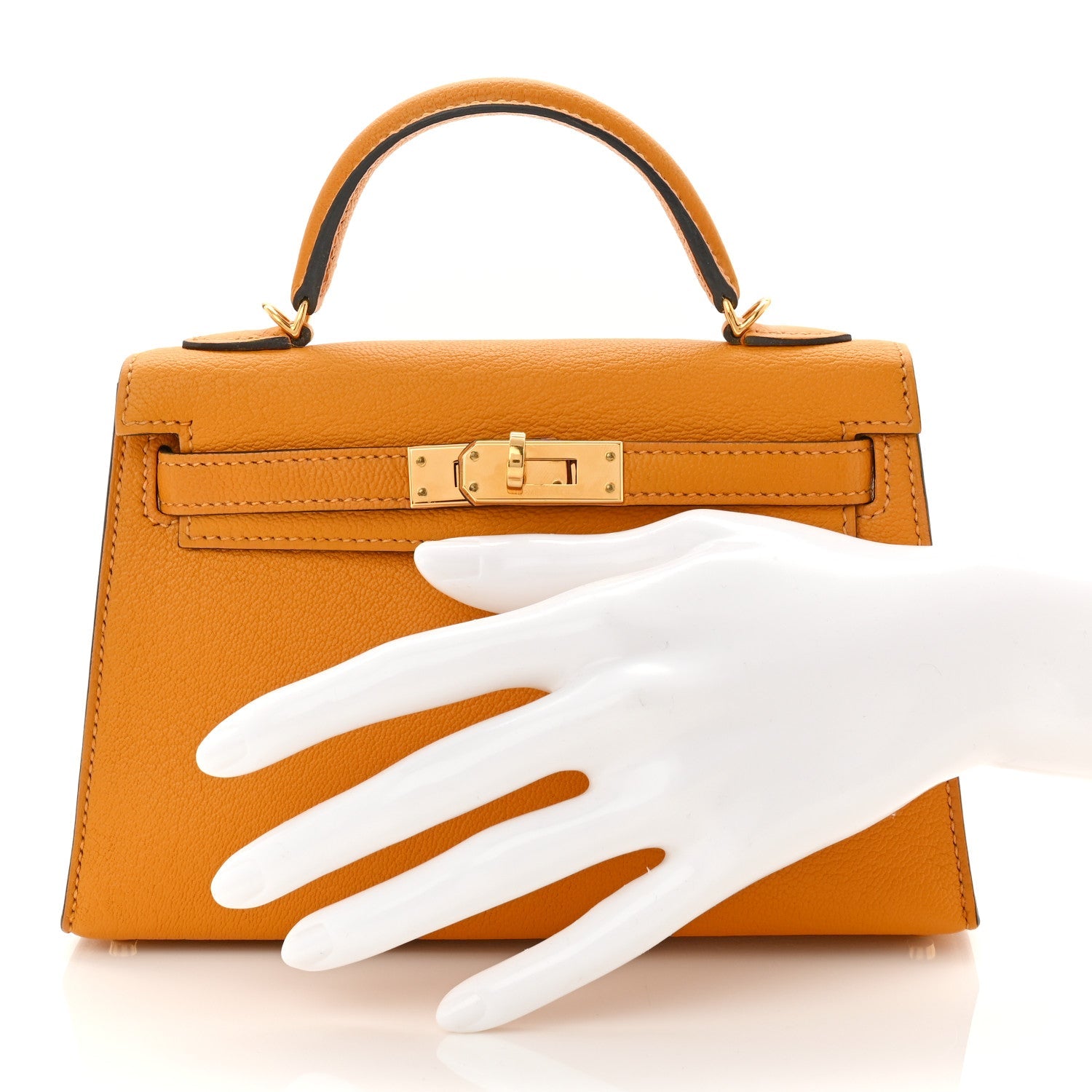 Chevre Mysore Mini Kelly Sellier 20 Jaune D'or