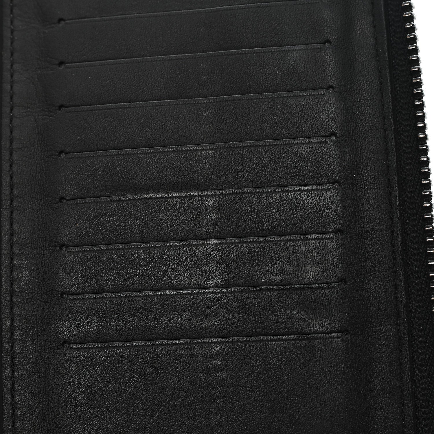 Calfskin Monogram Shadow Vertical Zippy Wallet Black