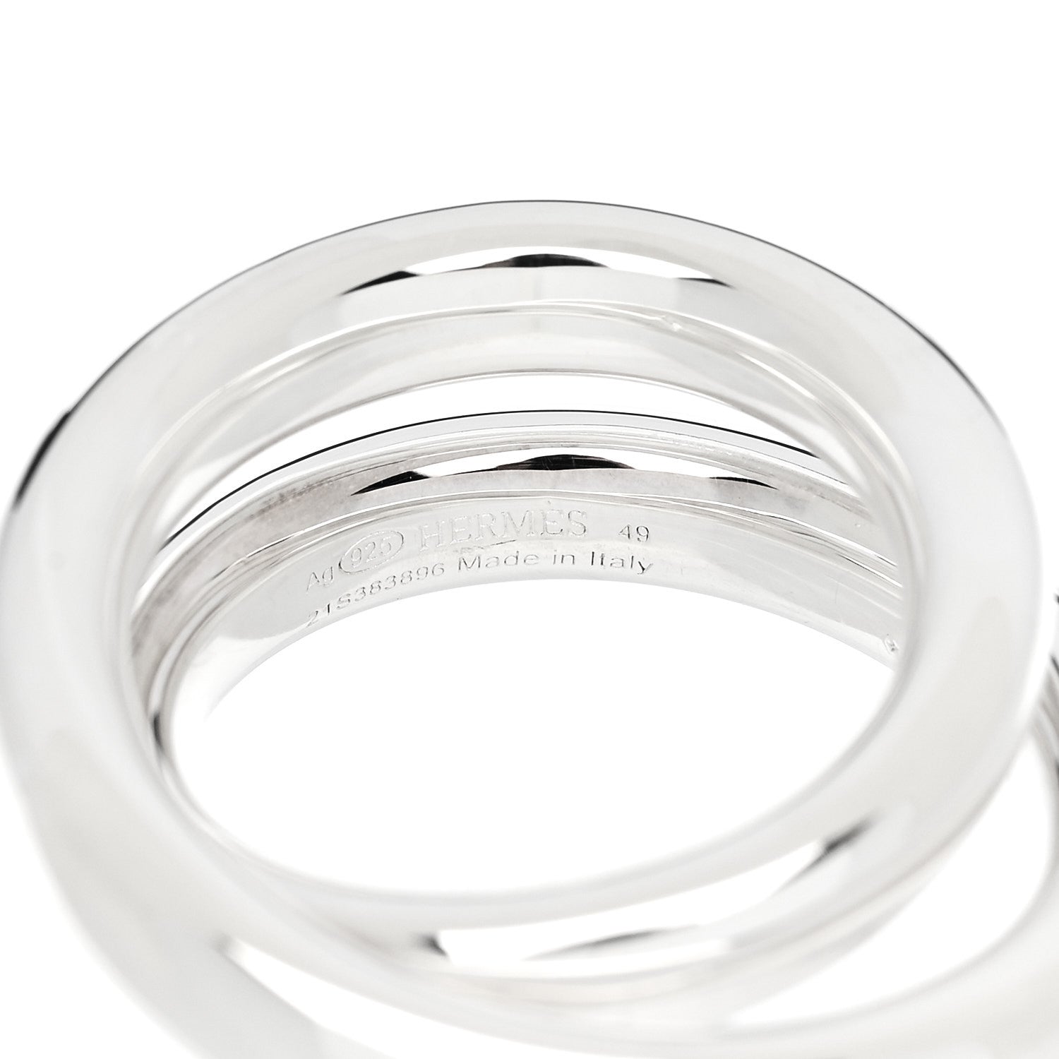 Sterling Silver MM Vertige Ring 49 5
