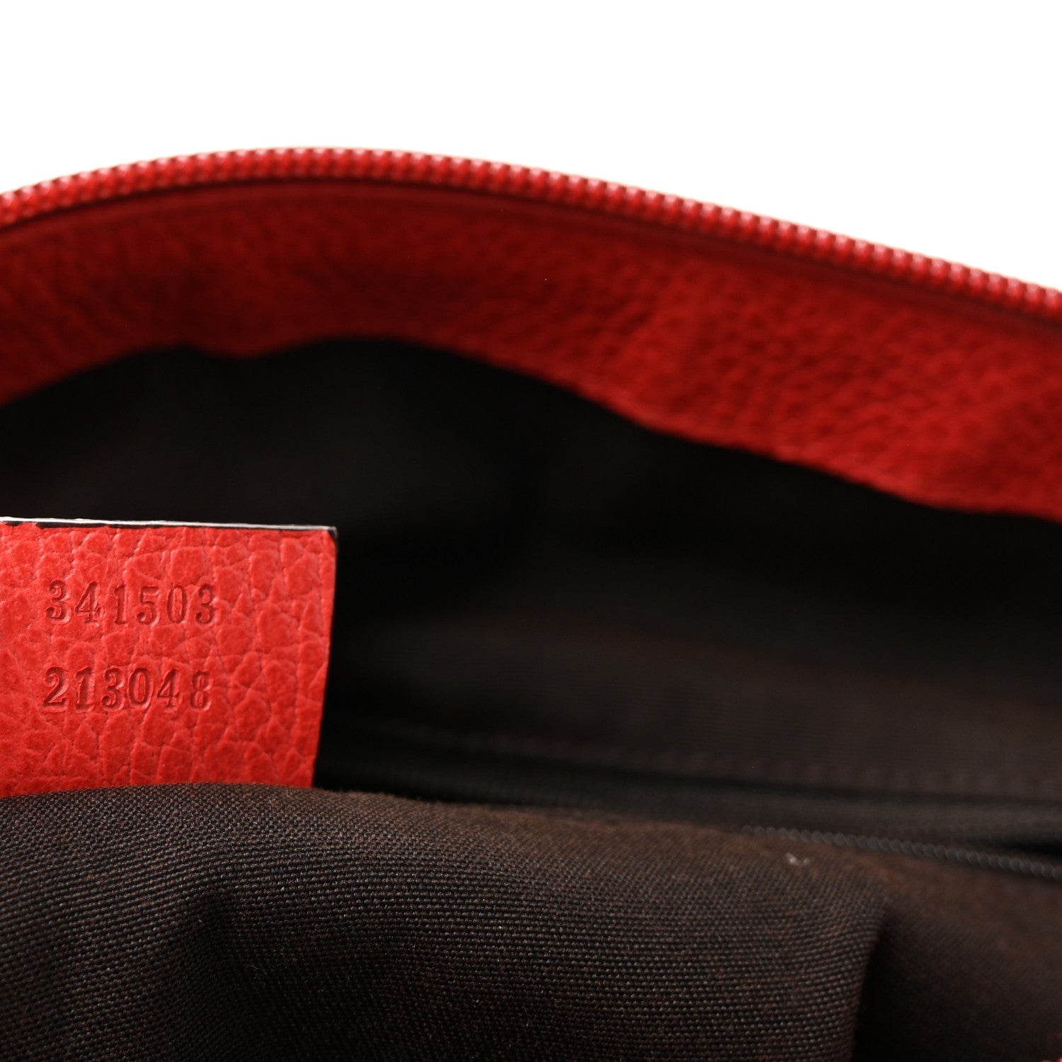 Pebbled Calfskin Medium GG Convertible Dome Satchel  Red
