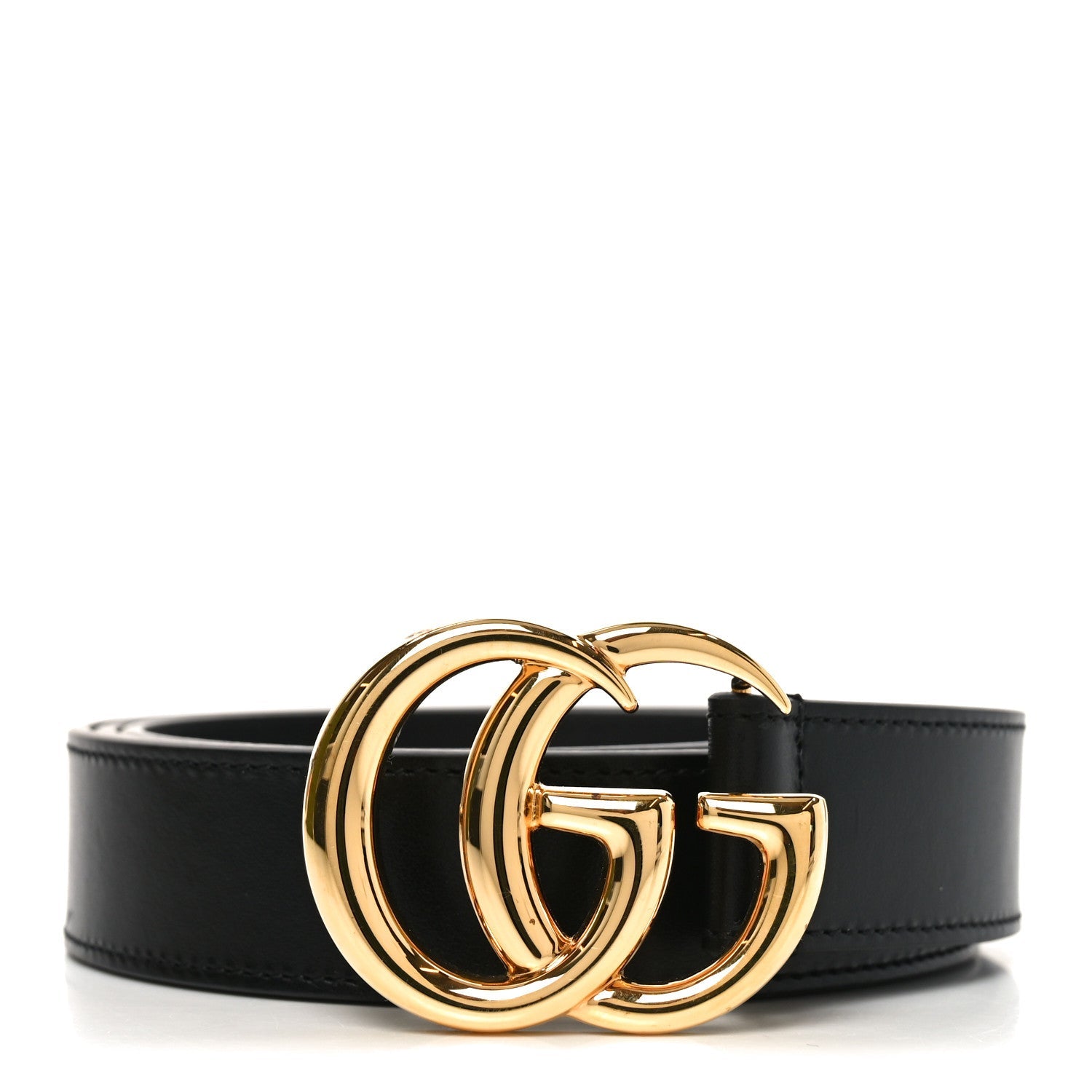 Plutone Calfskin Double G 30mm Belt 105 42 Black