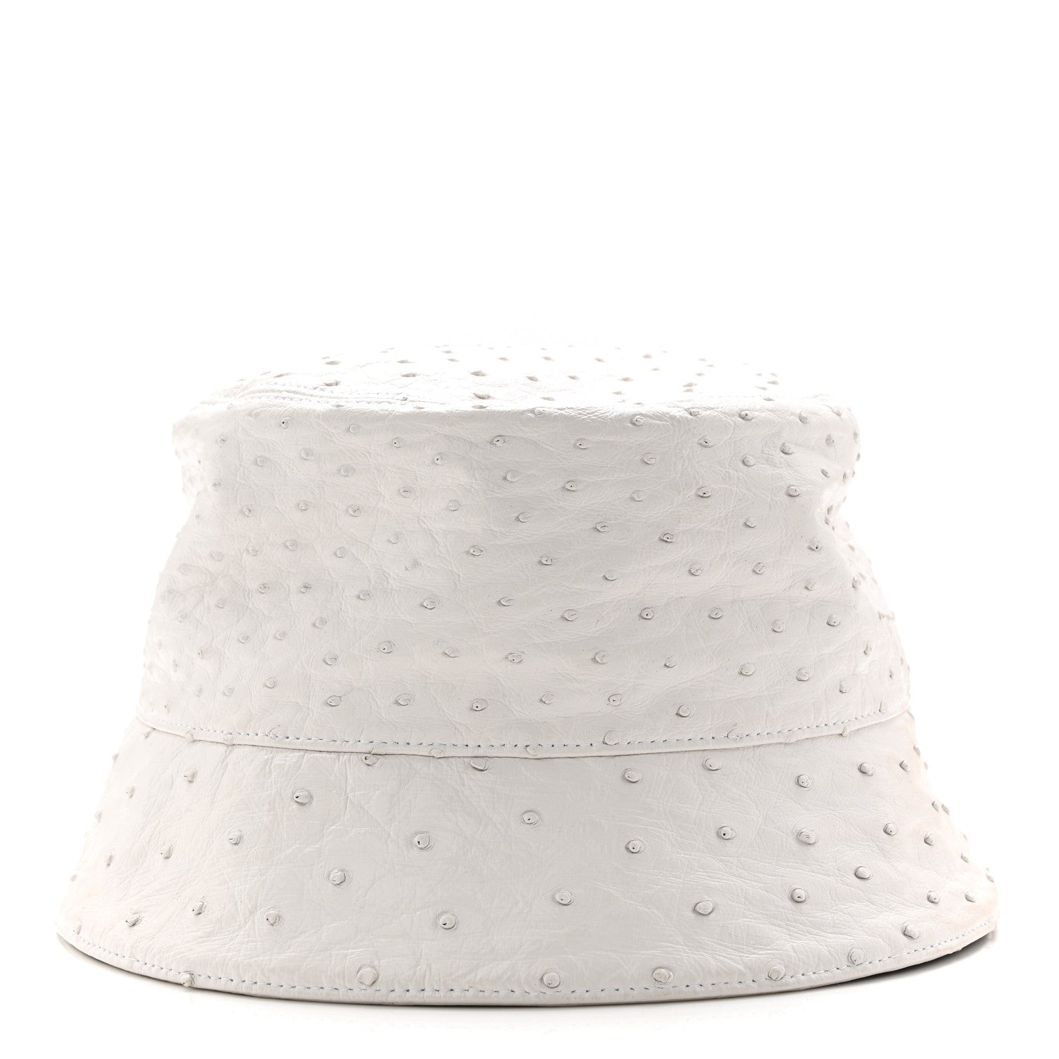 Ostrich Metal Triangle Womens Bucket Hat L White