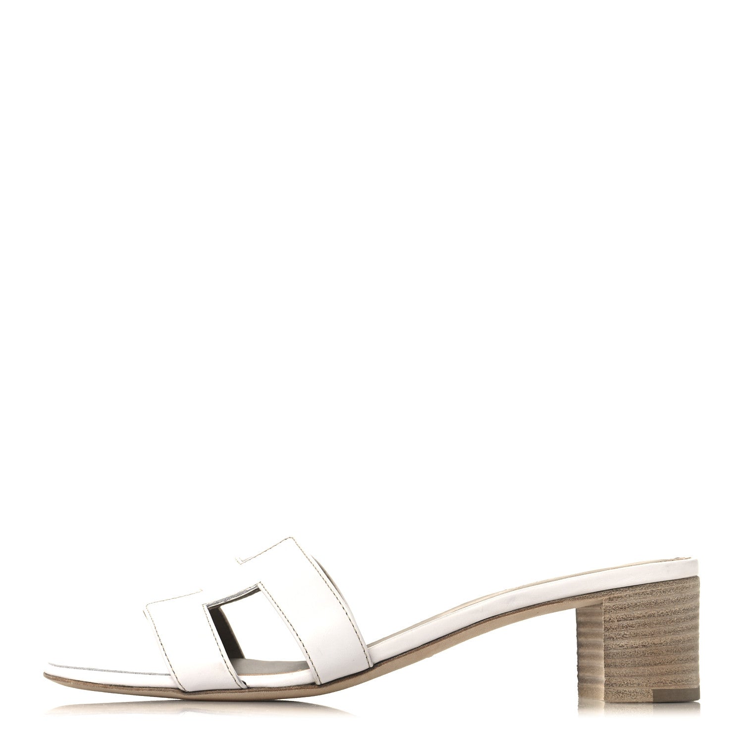 Calfskin Oasis Sandals 40.5 White