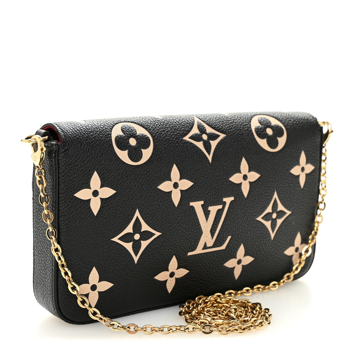 Empreinte Monogram Giant Felicie Pochette Black Beige