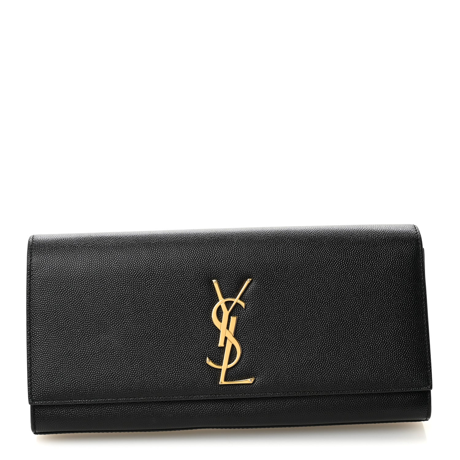 Grain De Poudre Monogram Cassandre Clutch Black