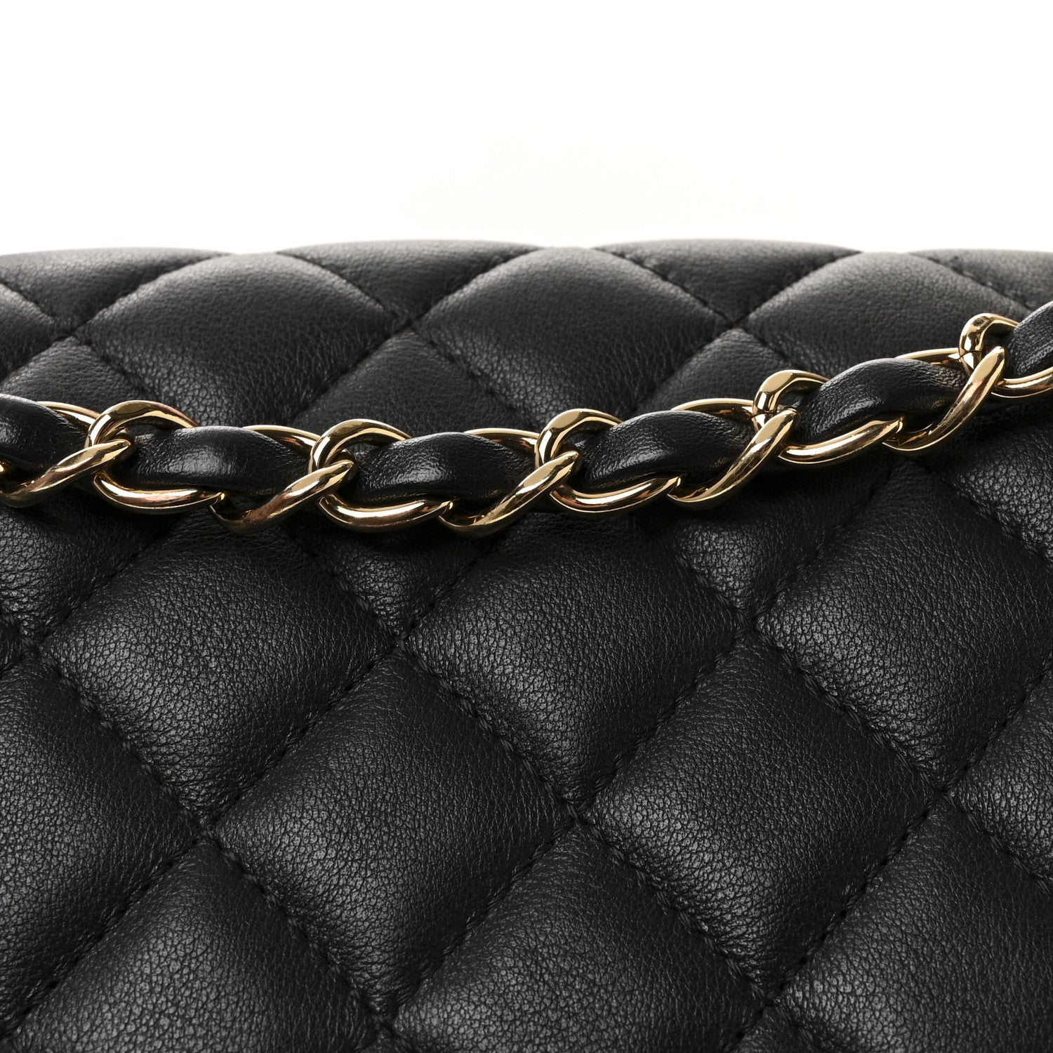 Lambskin Quilted Large Urban Spirit Backpack Black