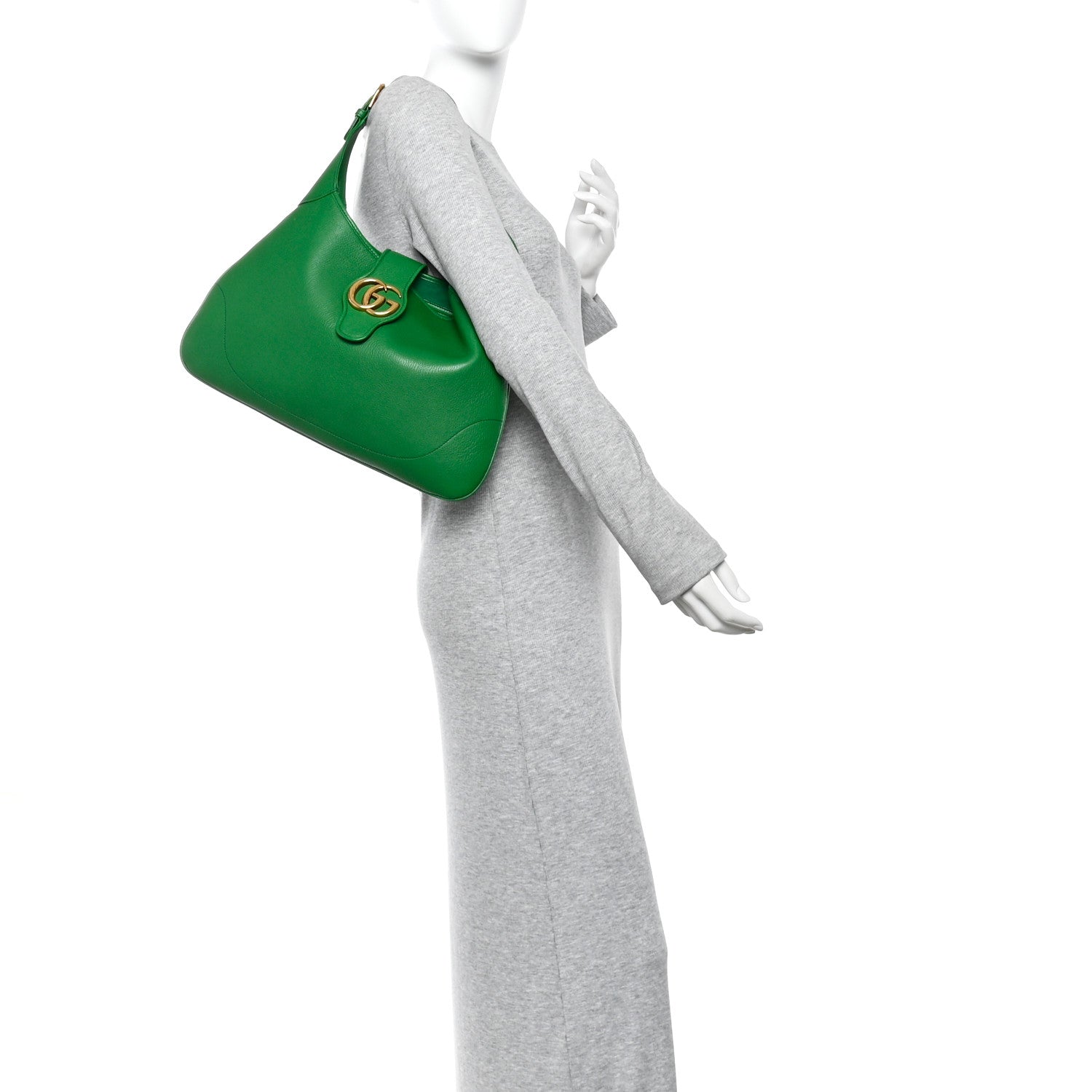 Goatskin Medium Aphrodite Shoulder Bag New Shamarock