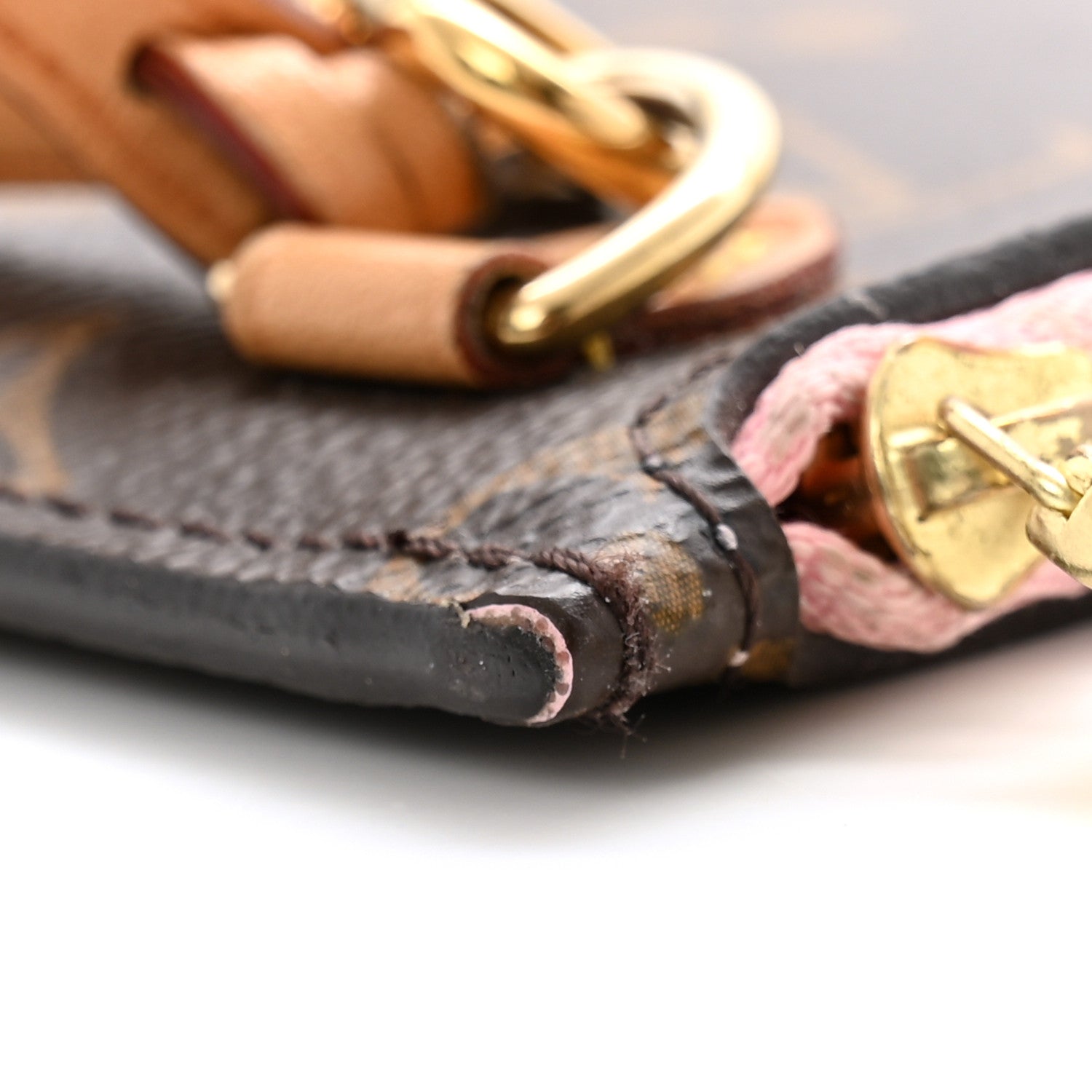 Monogram Neverfull MM GM Pochette Rose Ballerine