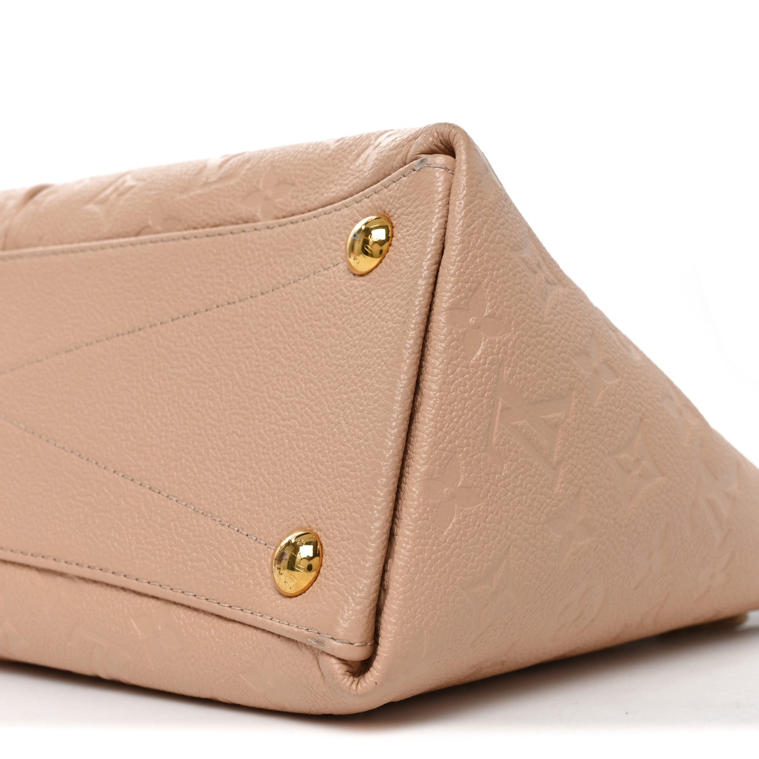 Empreinte V Tote MM Beige Rose Creme
