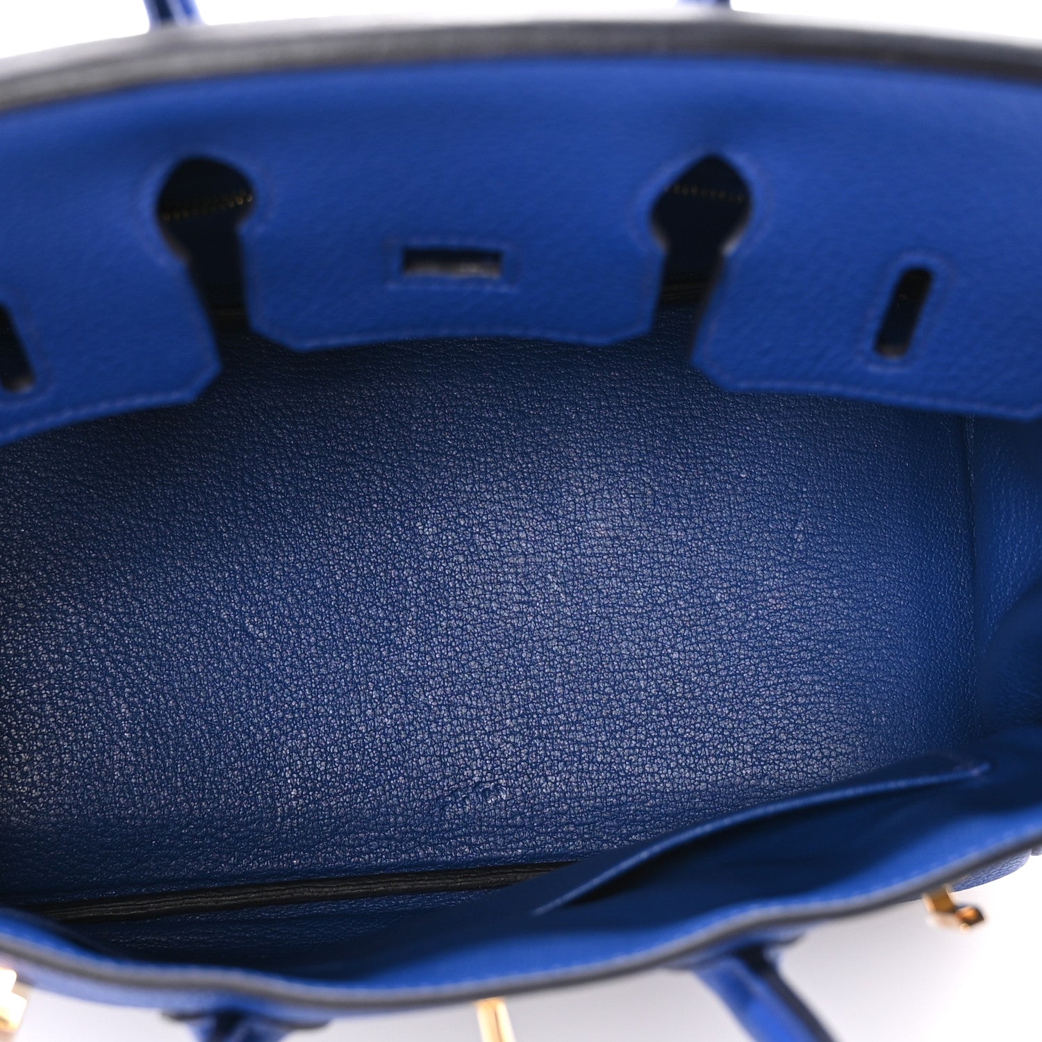 Togo Birkin 25 Bleu Electrique