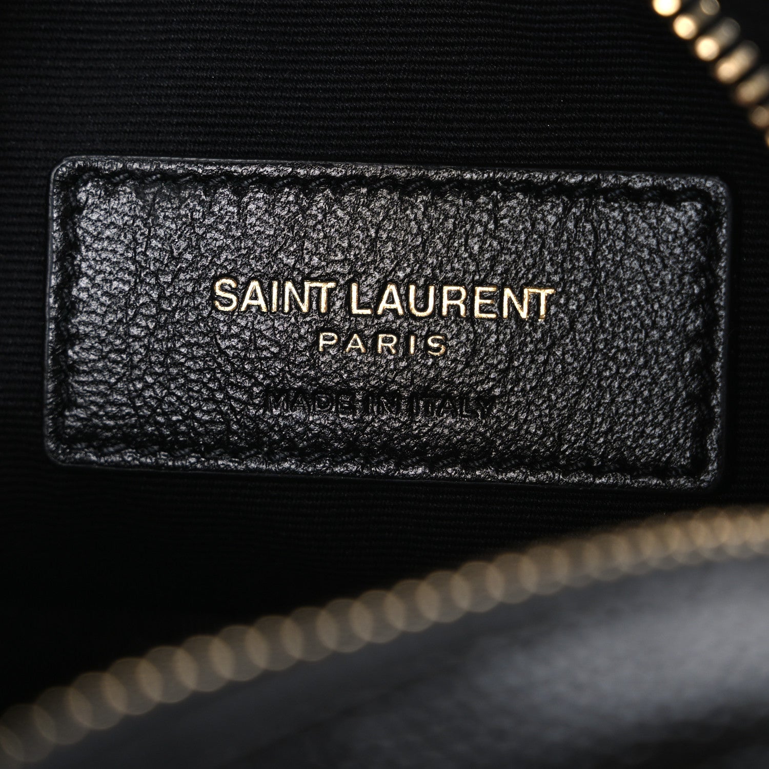 Grain De Poudre Matelasse Monogram Baby Lou Camera Bag Black