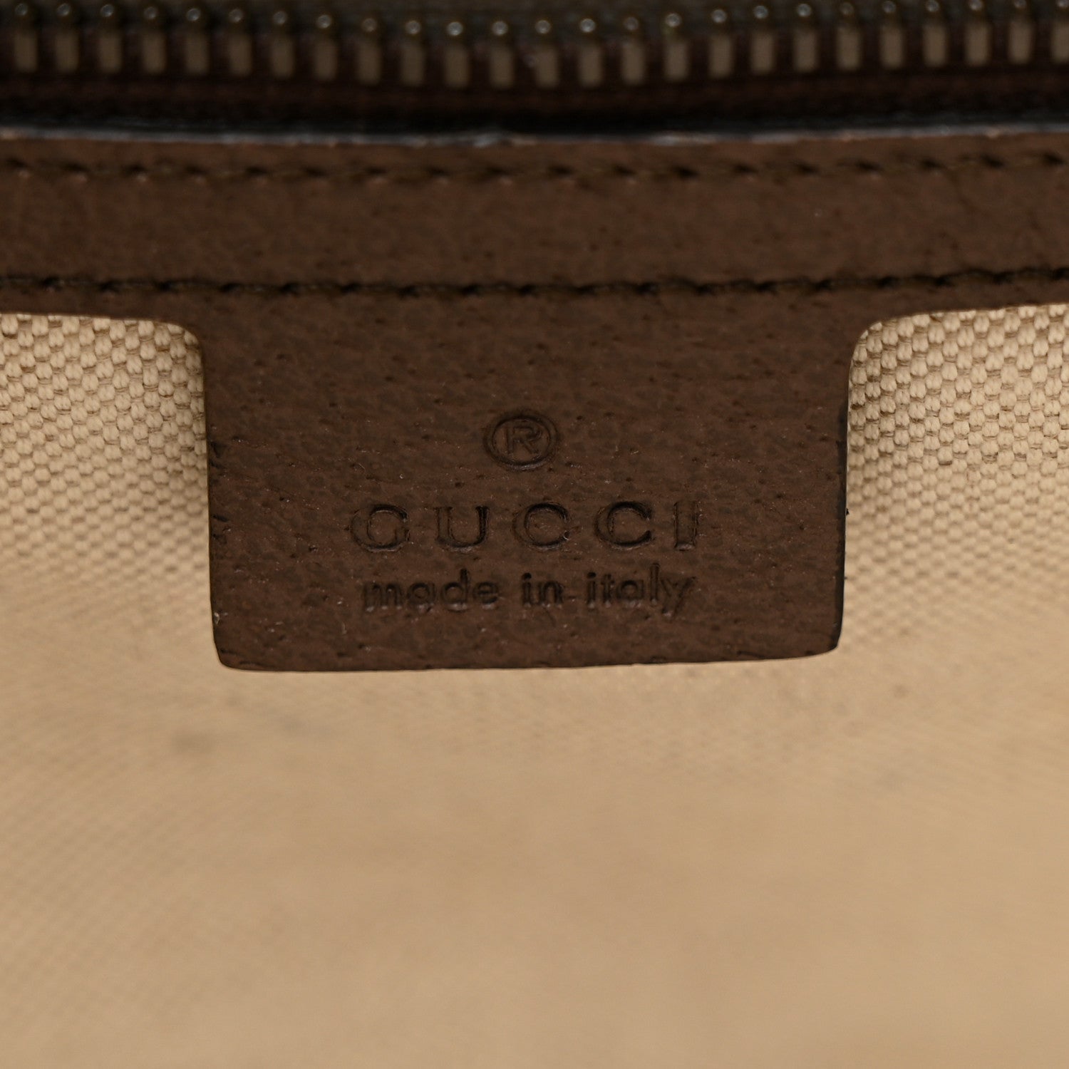 GG Supreme Monogram Web Small Ophidia Half Moon Hobo Brown