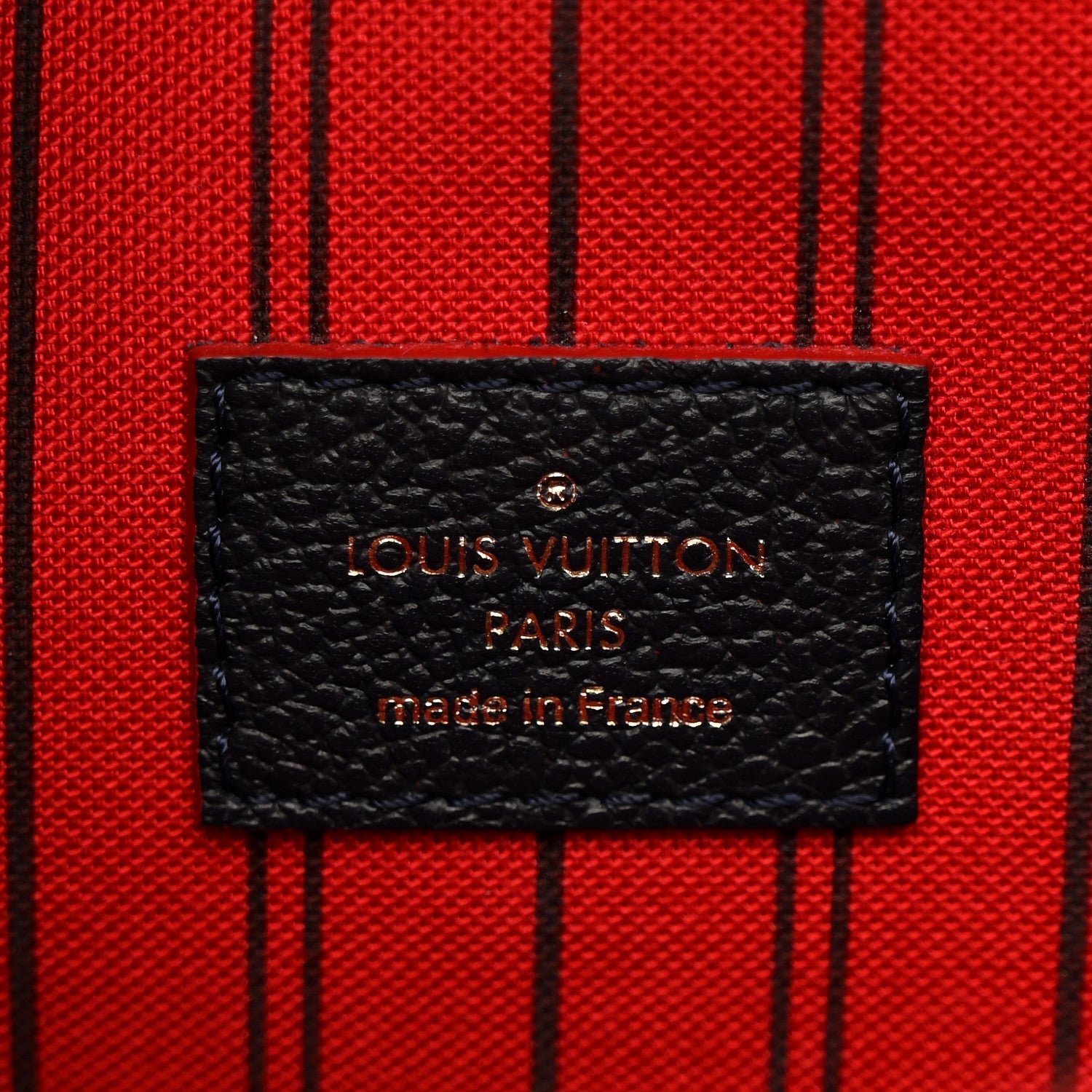 Empreinte Pochette Metis Marine Rouge