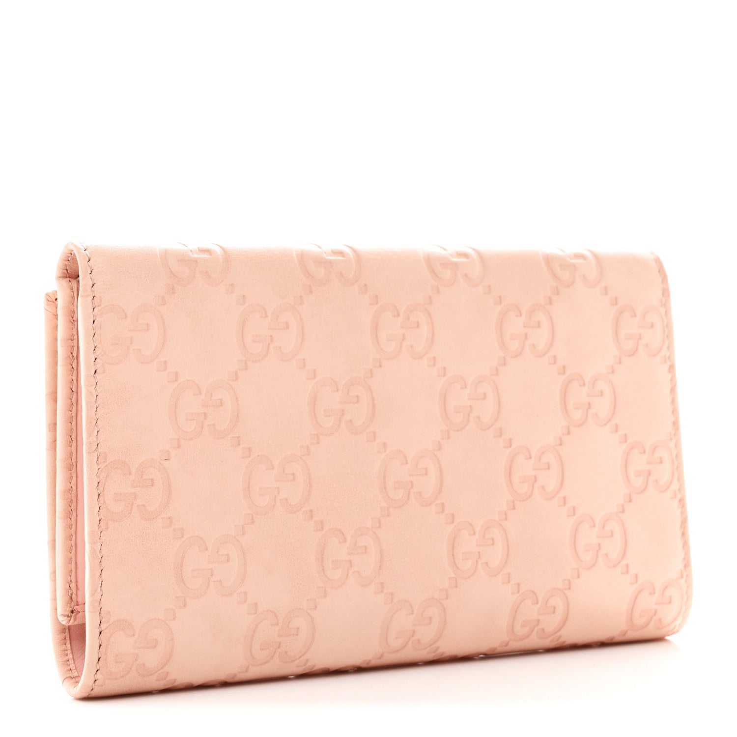 Guccissima Horsebit Clip Wallet Pink