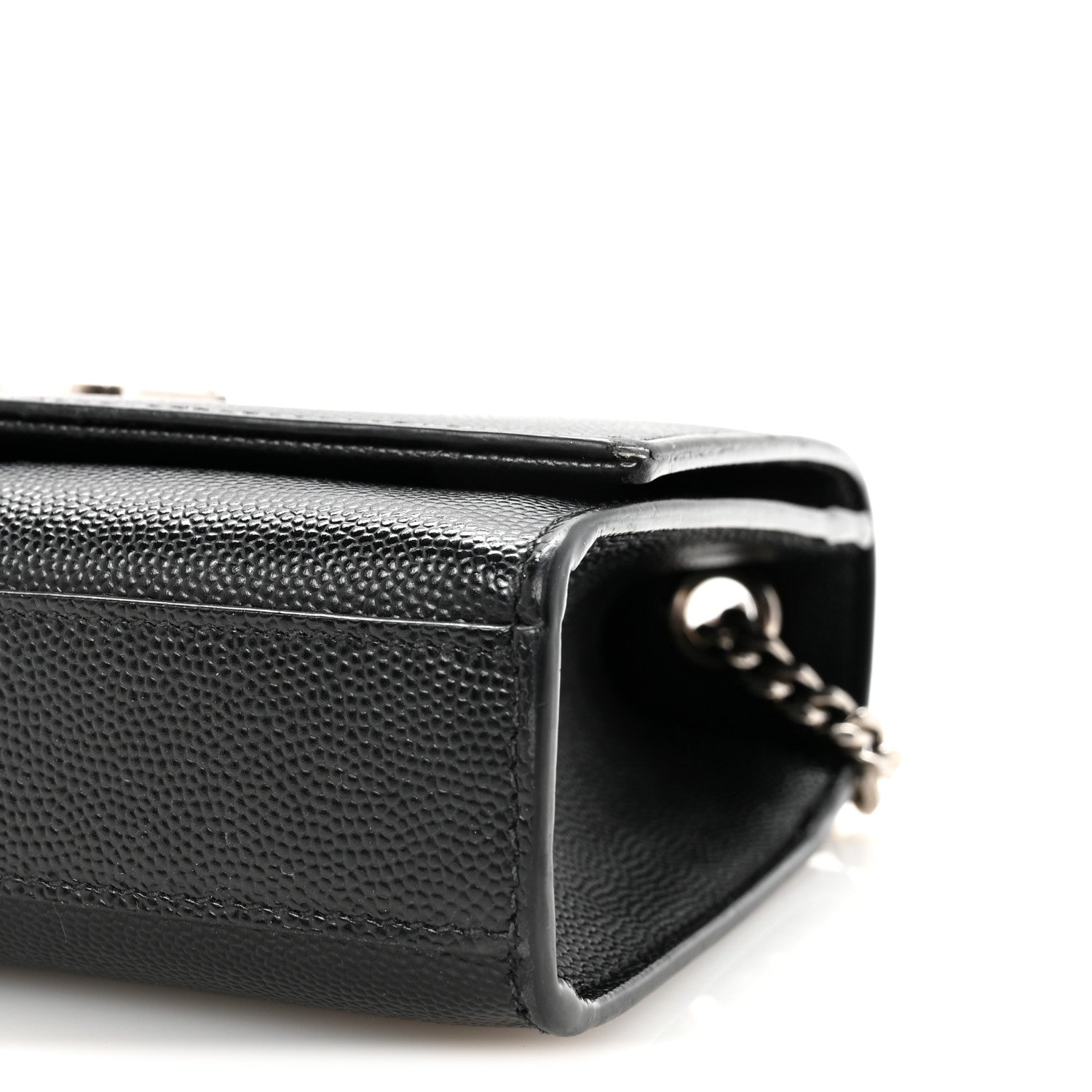 Grain De Poudre Small Classic Monogram Kate Tassel Satchel Black