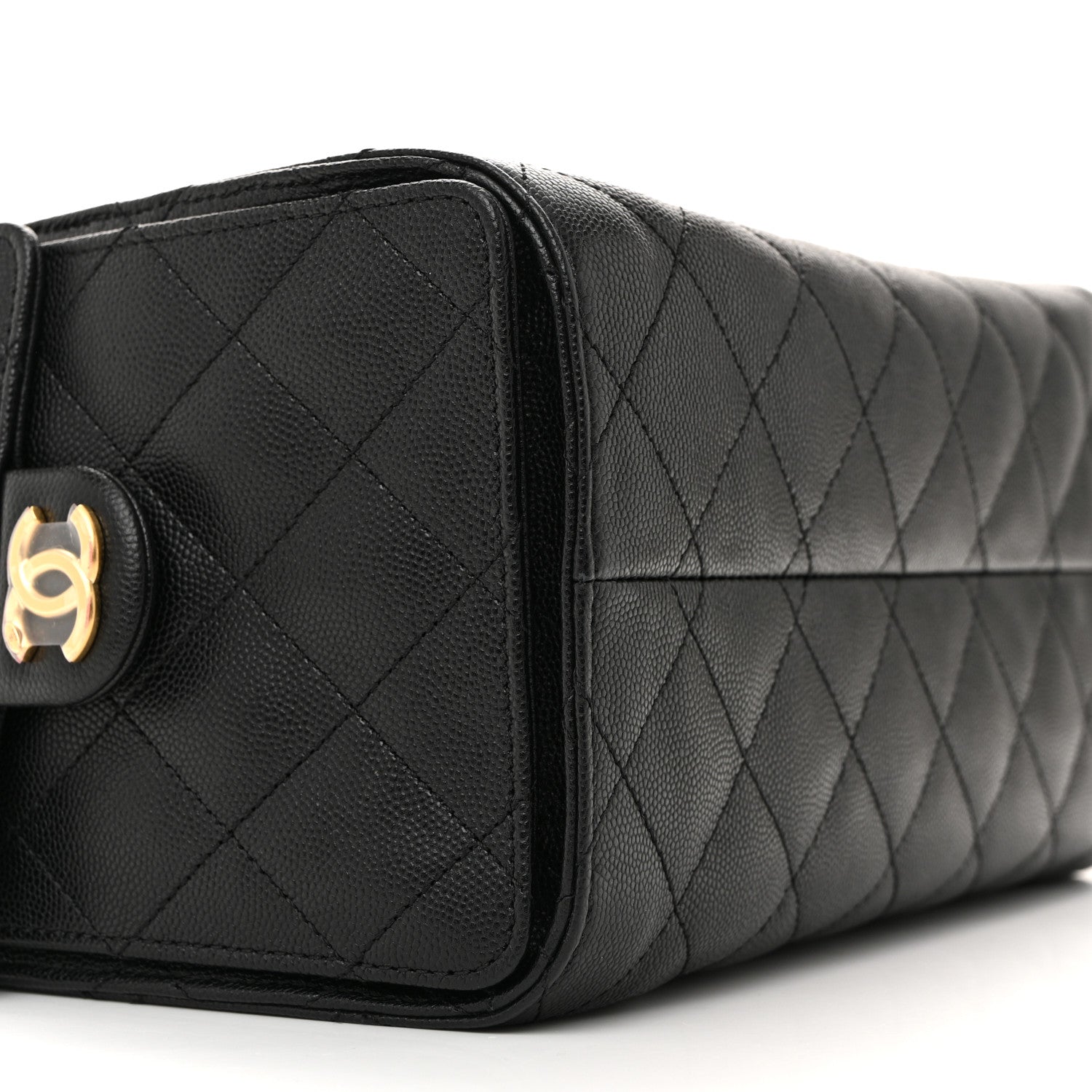 Caviar Quilted Small Chanel 25 Handbag Black