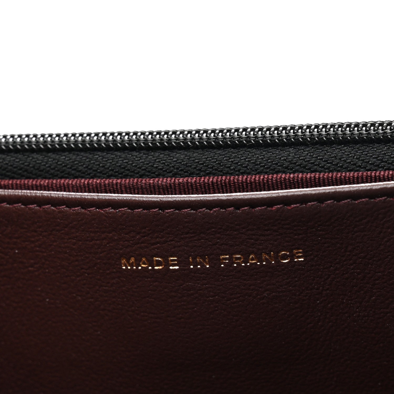 Lambskin Quilted Wallet On Chain WOC Black