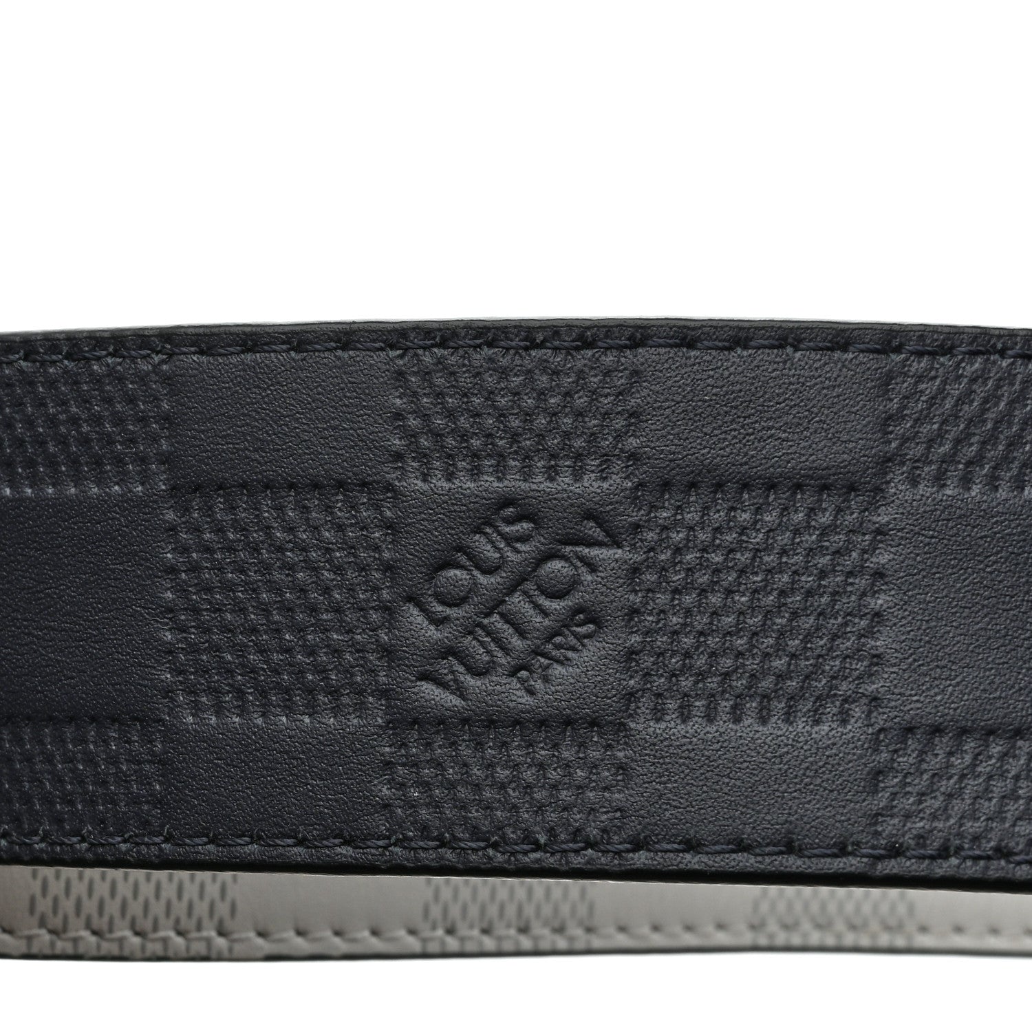 Damier Graphite Damier Infini 40mm LV Initiales Reversible Belt 95 38 Gray Black