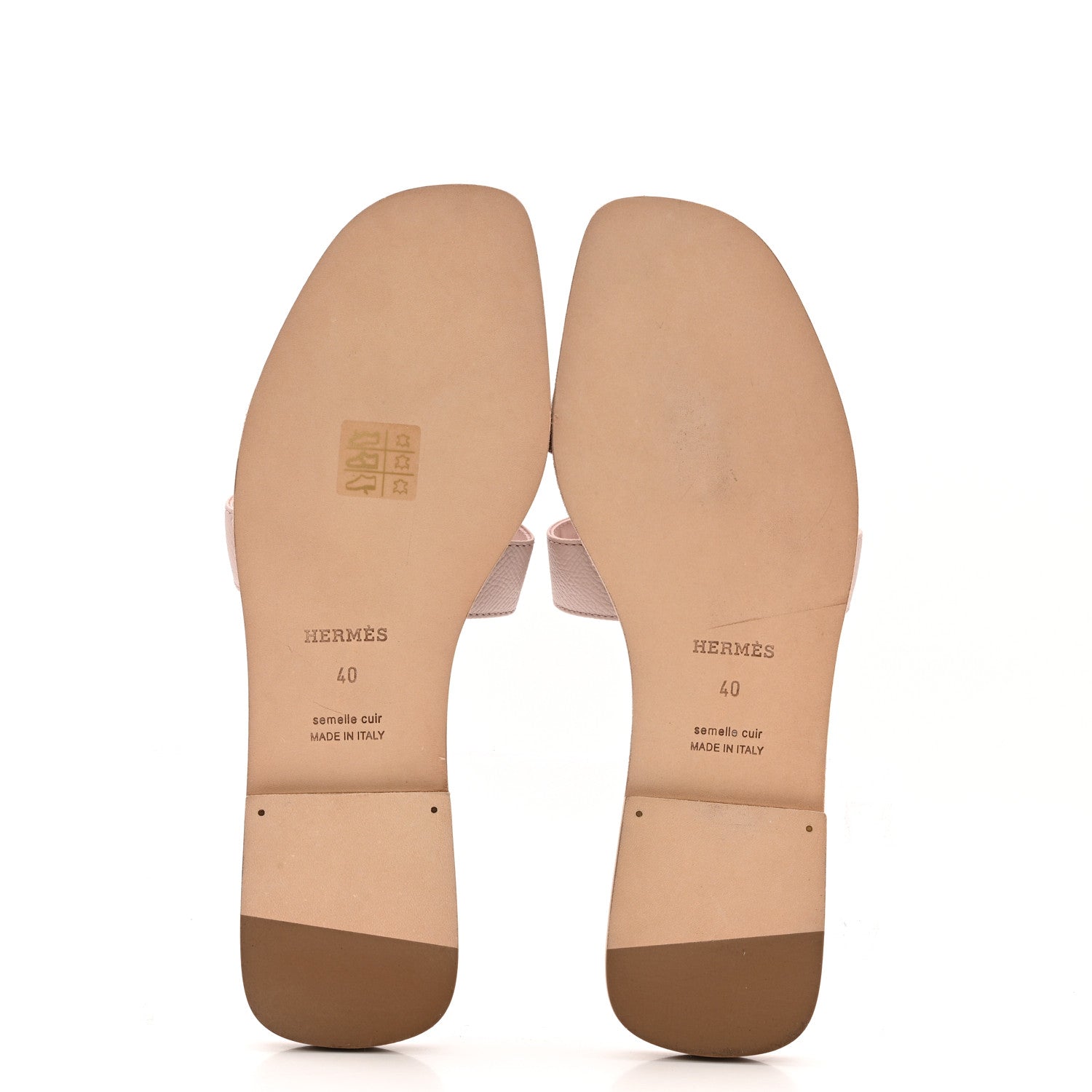 Epsom Oran Sandals 40 Rose Porcelaine