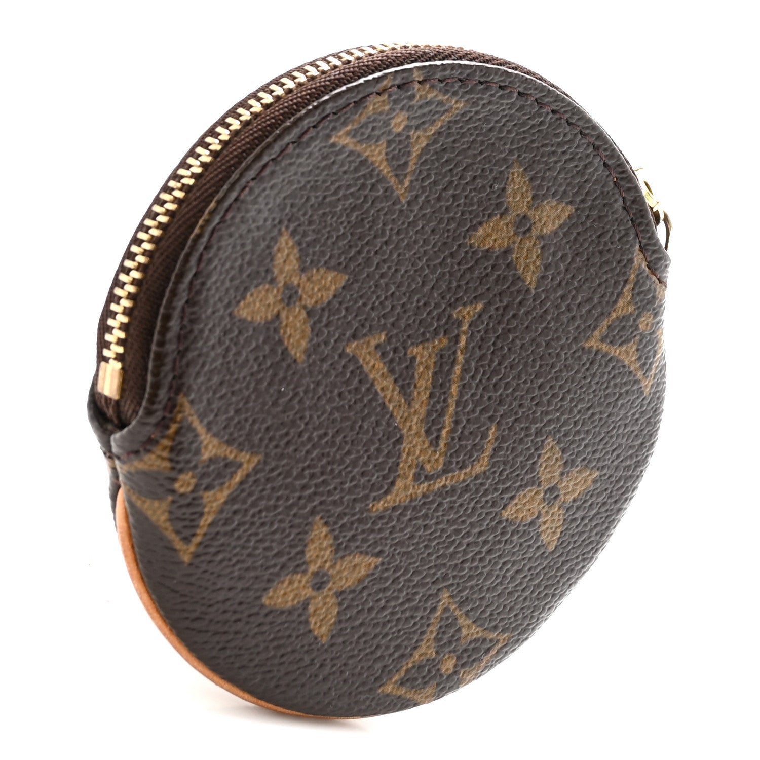 Monogram Round Coin Purse
