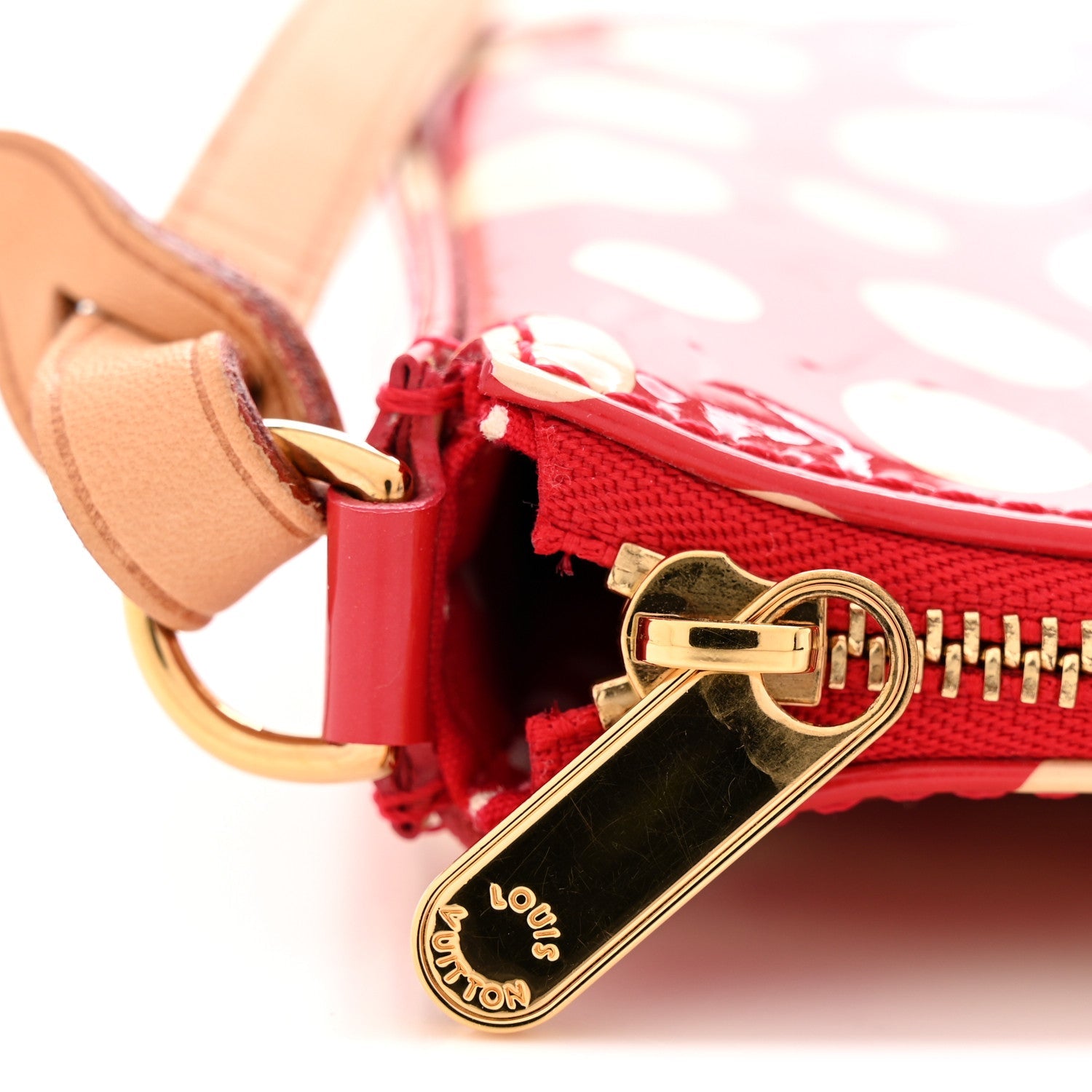 Vernis Kusama Infinity Dots Pochette Accessories Red