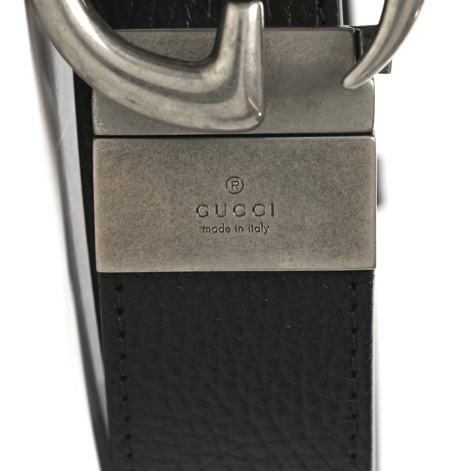 Calfskin Double G Reversible 80 32 Belt Black