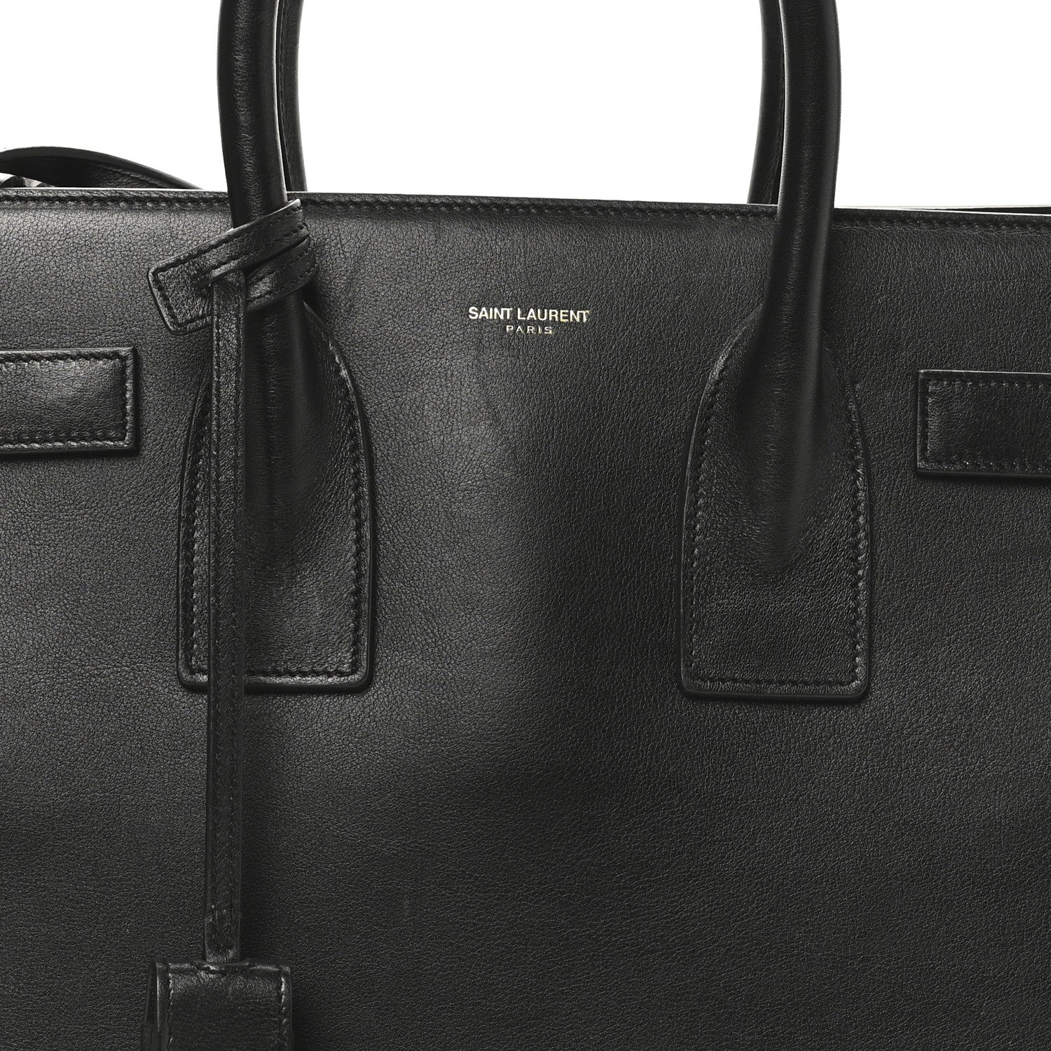Calfskin Small Sac De Jour Black