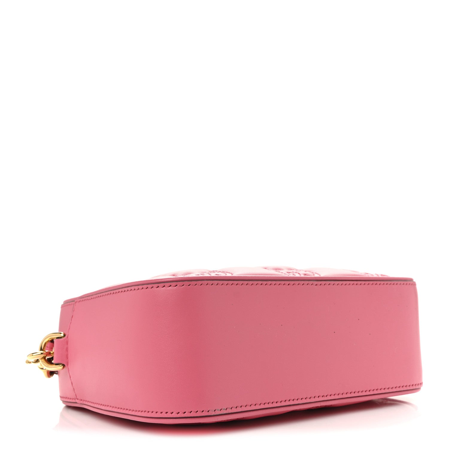 Calfskin GG Matelasse Small Shoulder Bag Rhodamine Pink Natural