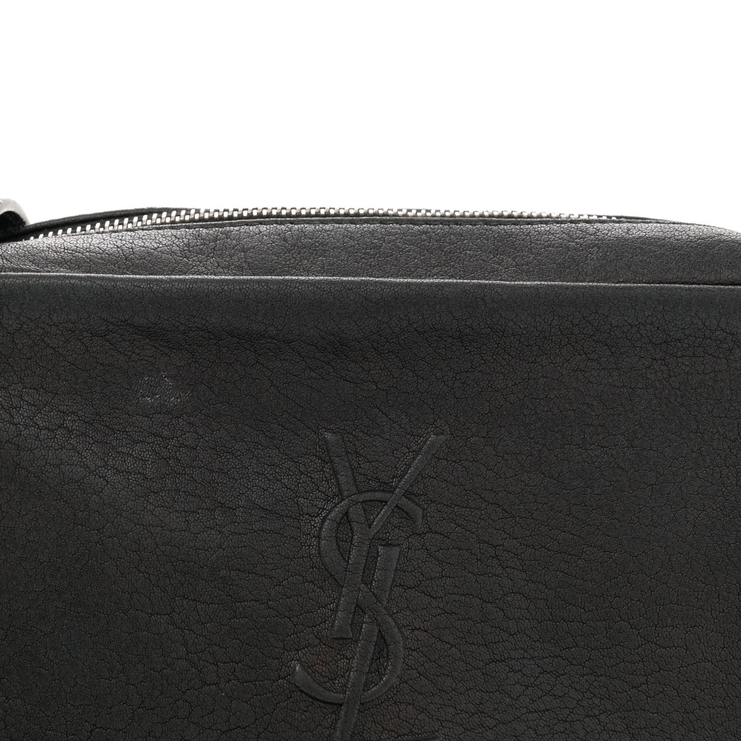 Lambskin Monogram Small Lou Camera Bag Black