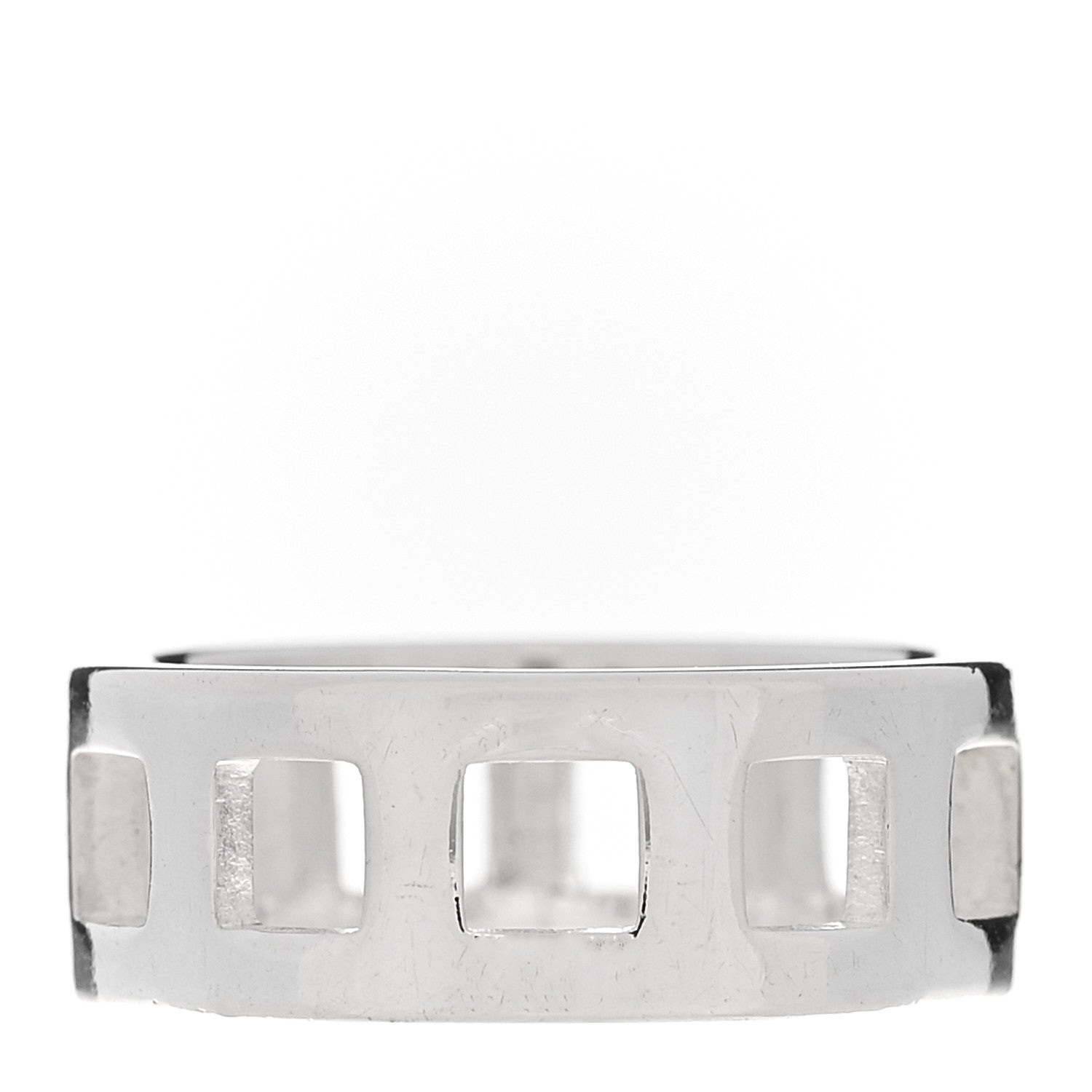 Sterling Silver Cutout Ring 52 6