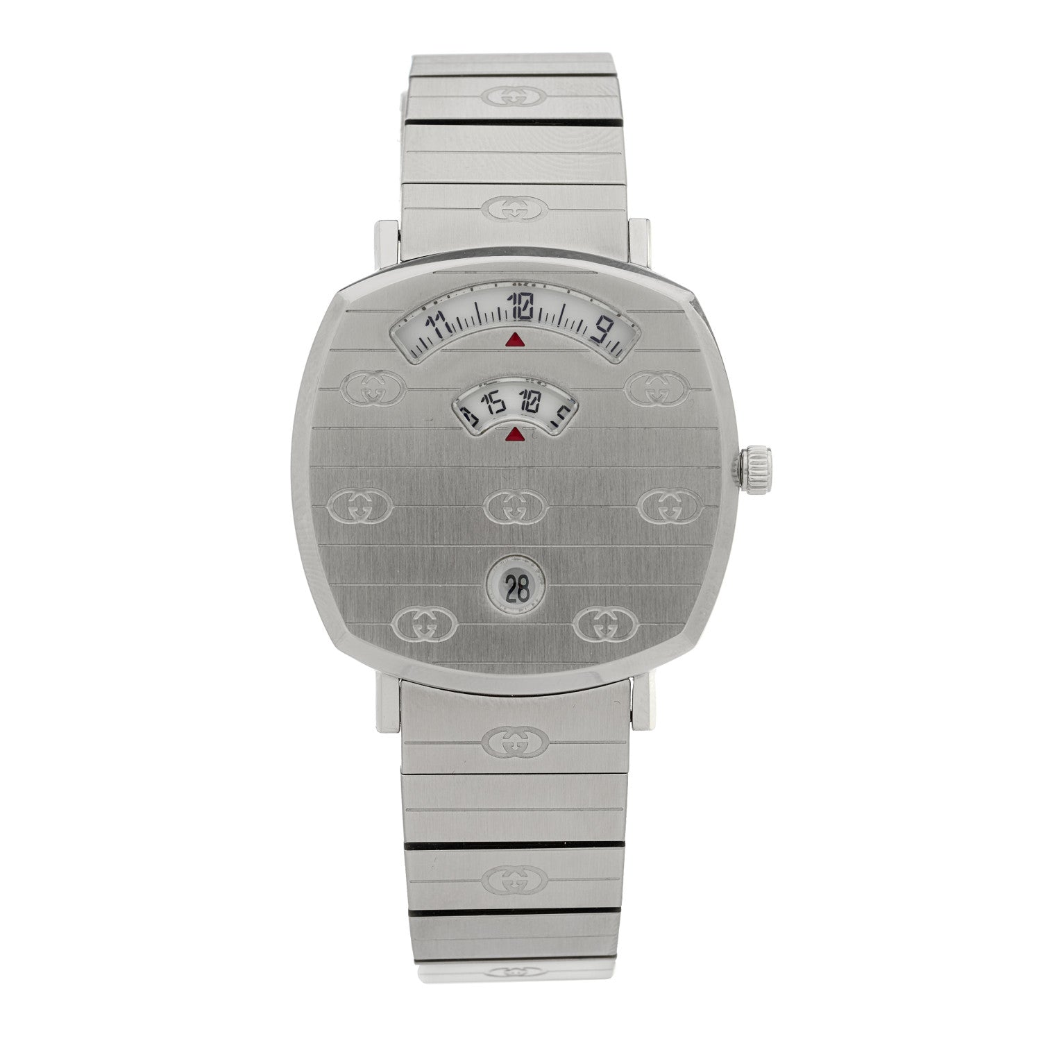 Stainless Steel 35mm Grip Quartz Watch