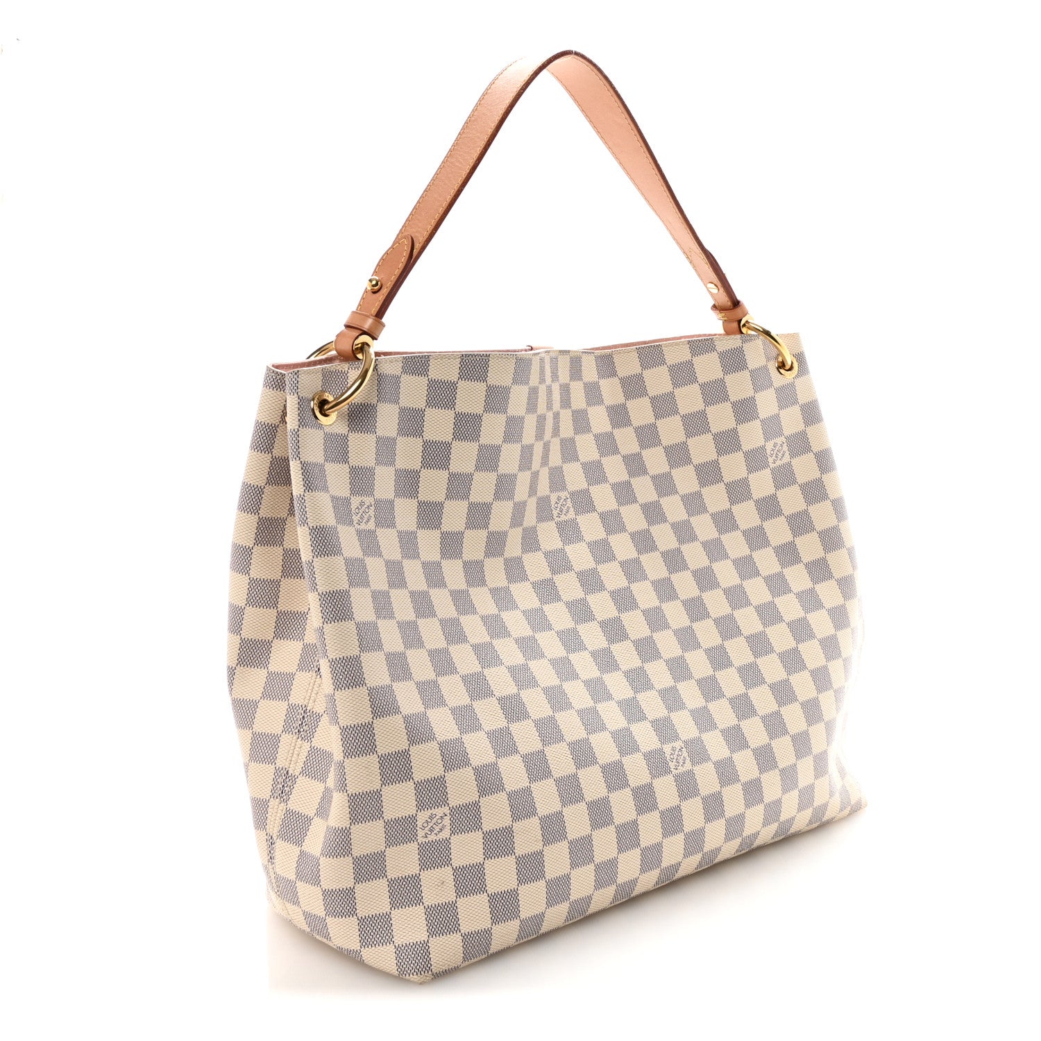 Damier Azur Graceful MM Rose Ballerine