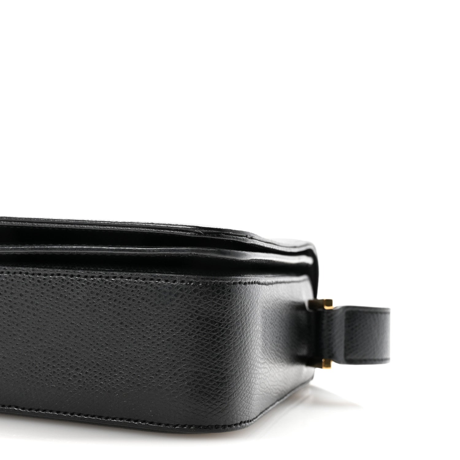 Textured Calfskin Medium Classic Monogram Universite Bag Black