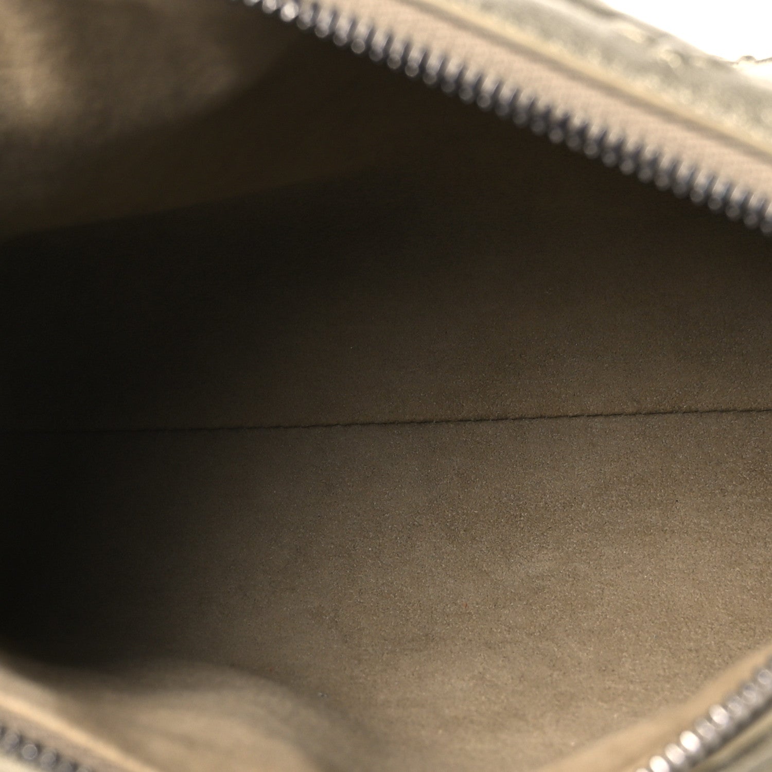 Calfskin Debossed Monogram Side Trunk Light Gold