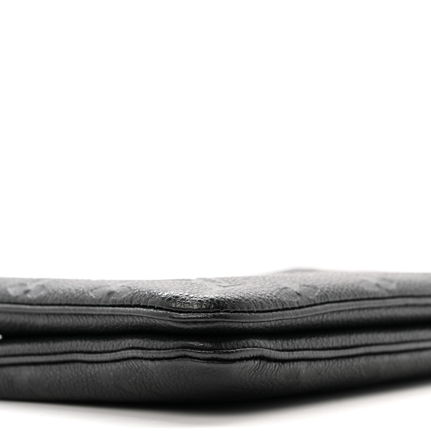 Empreinte Double Zip Pochette Black