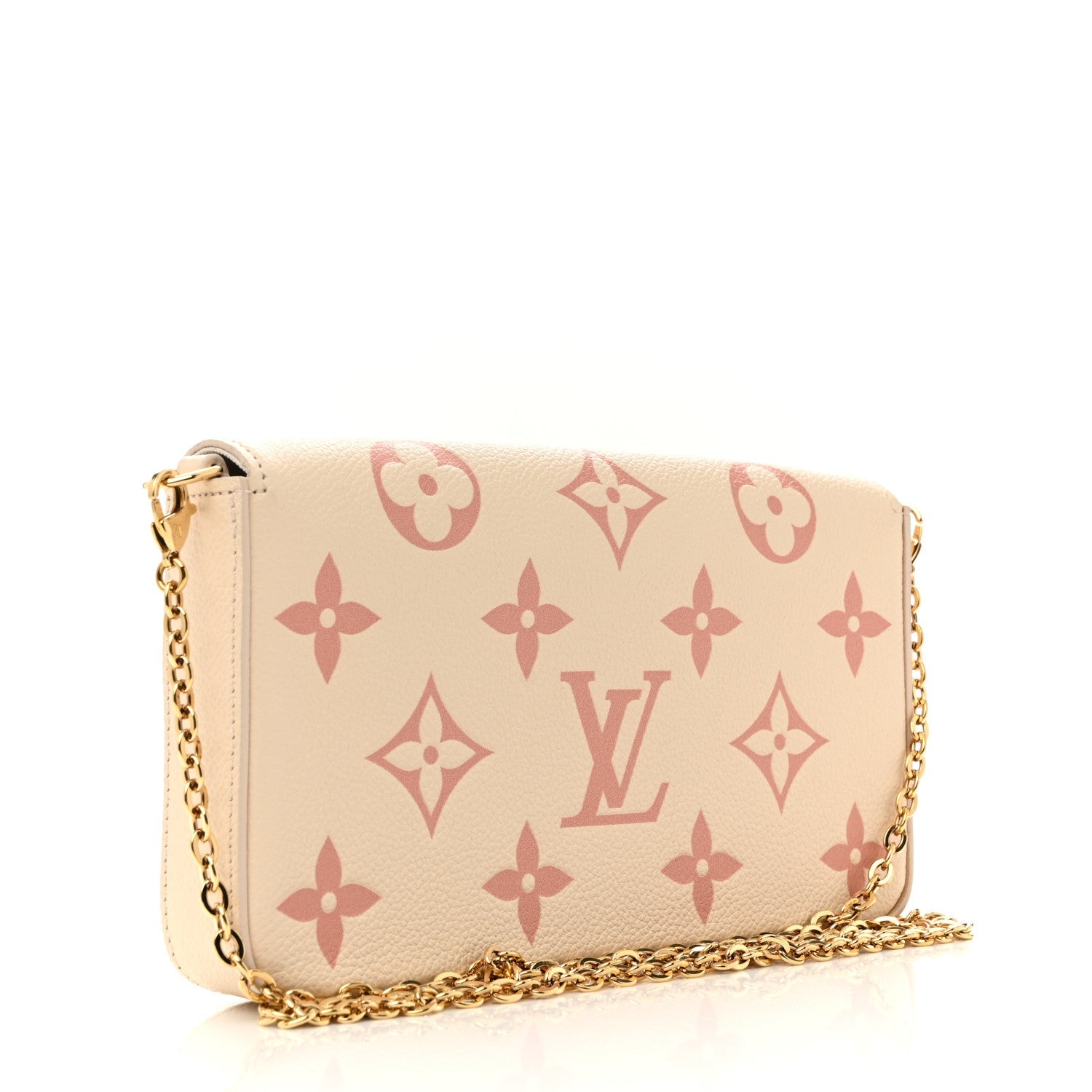 Empreinte Monogram Giant By The Pool Felicie Pochette Chain Wallet Creme Rose Trianon