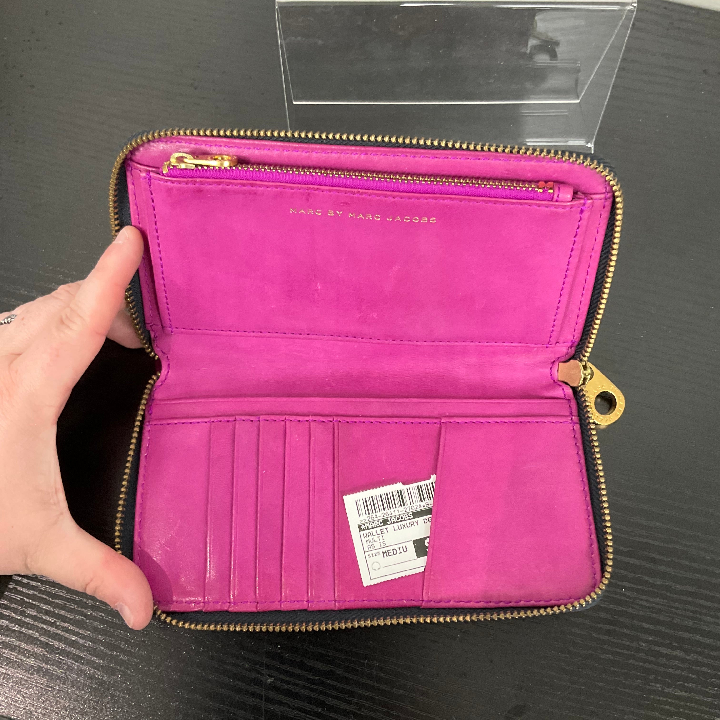 Wallet Luxury Designer By Marc by Marc Jacobs In Multi, Size:Medium
