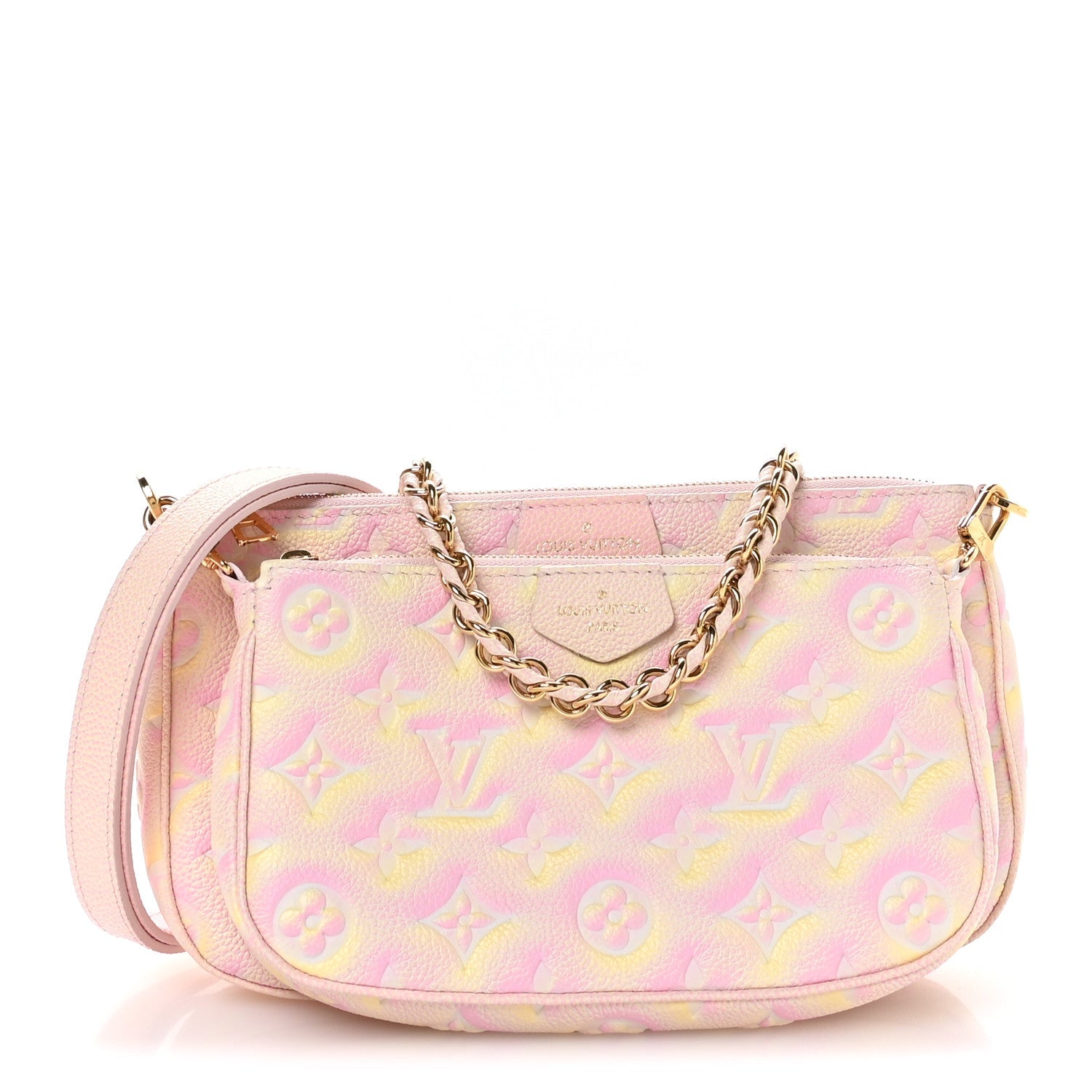 Empreinte Monogram Summer Stardust Multi Pochette Accessories Pink