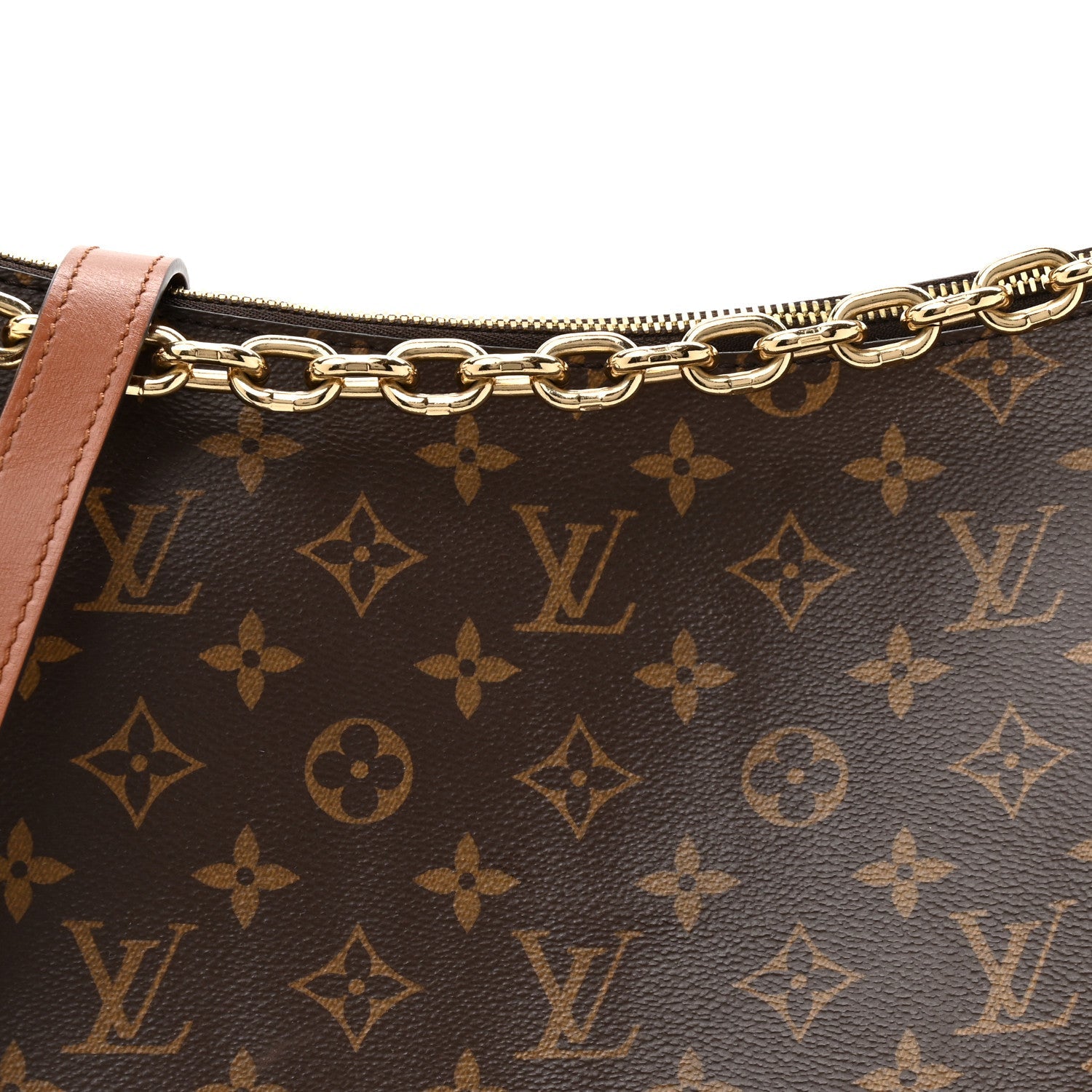 Reverse Monogram Loop Hobo