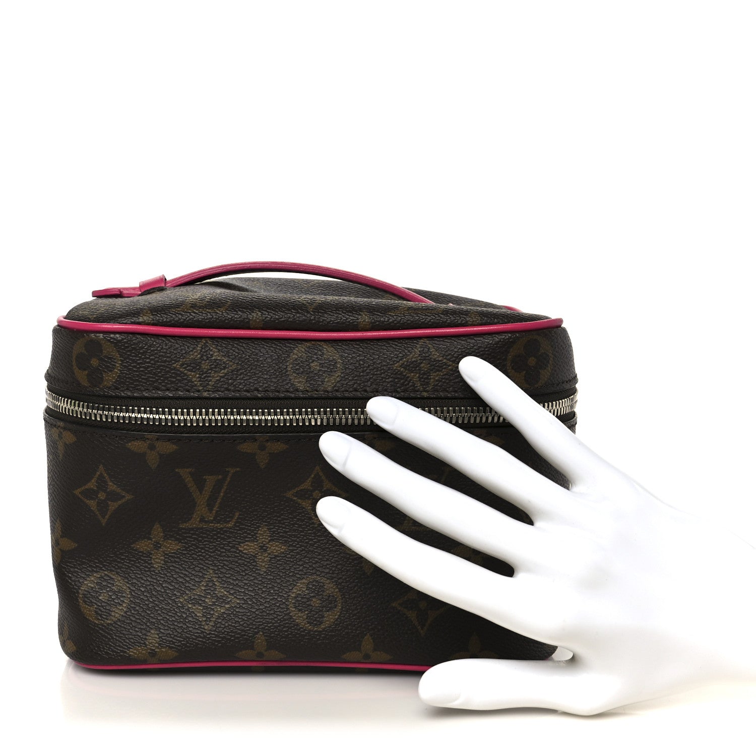 Monogram Macassar Nice Mini Fuchsia