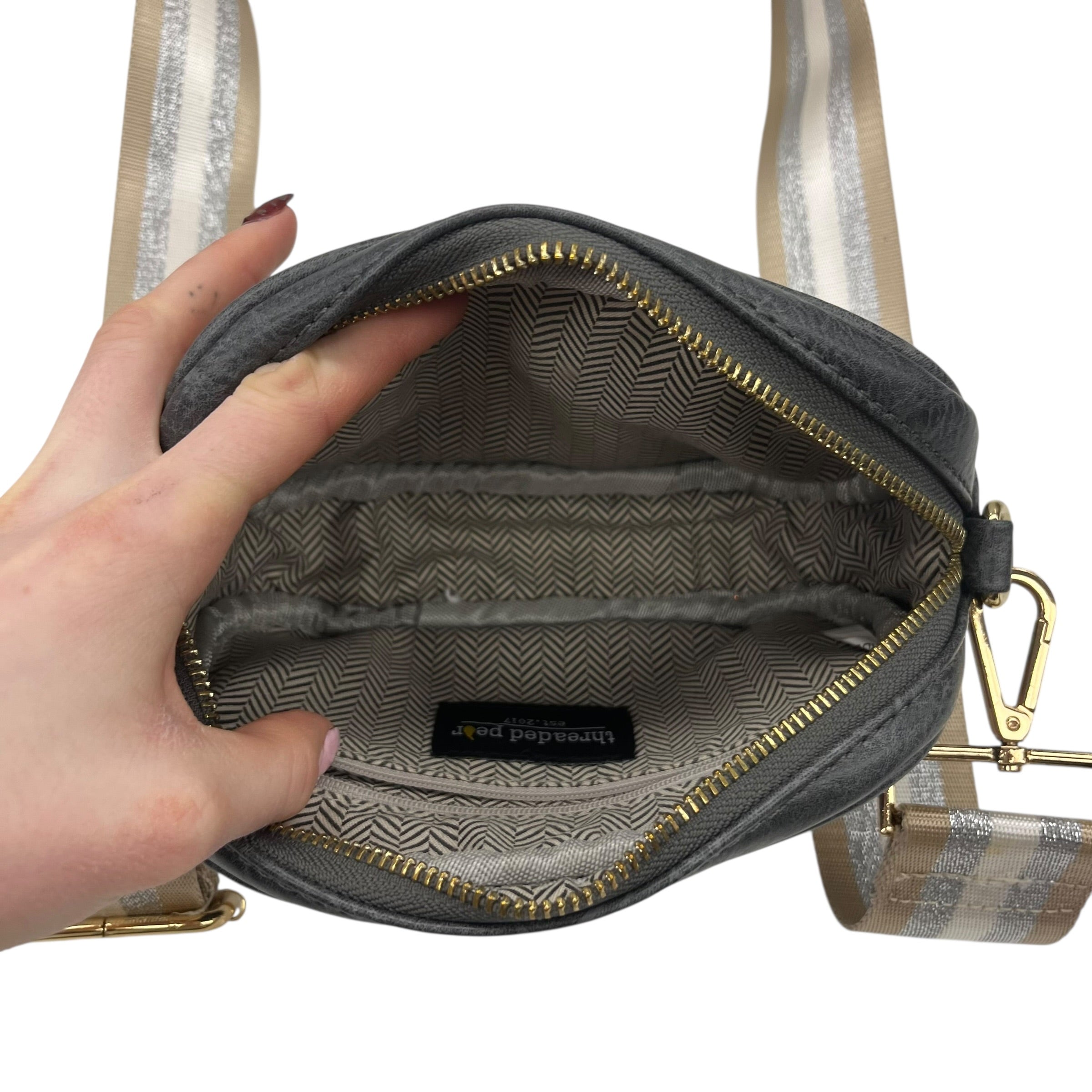 Crossbody By Cmf In Grey, Size:Small