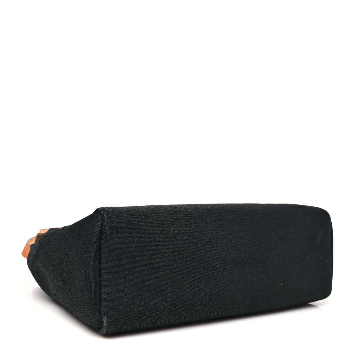 Toile Vache Calfskin Herbag 30 PM Black Natural